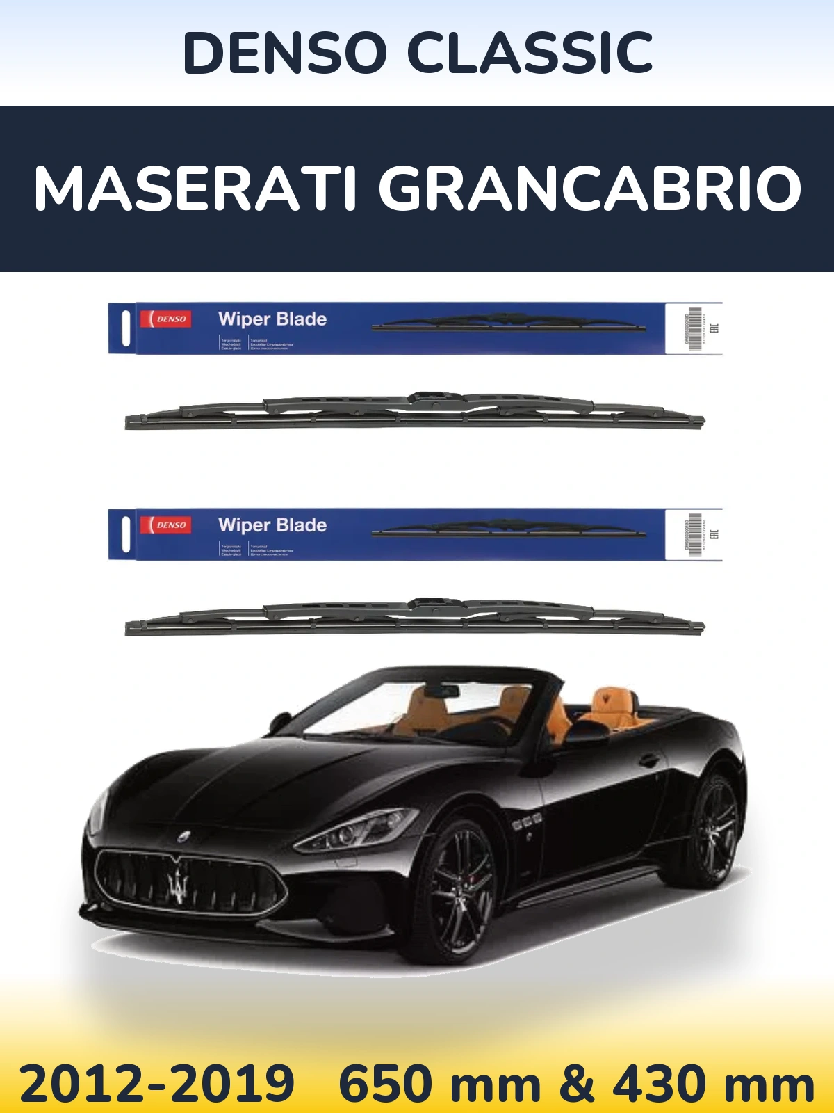 Ștergătoare Denso Classic pentru Maserati GranCabrio