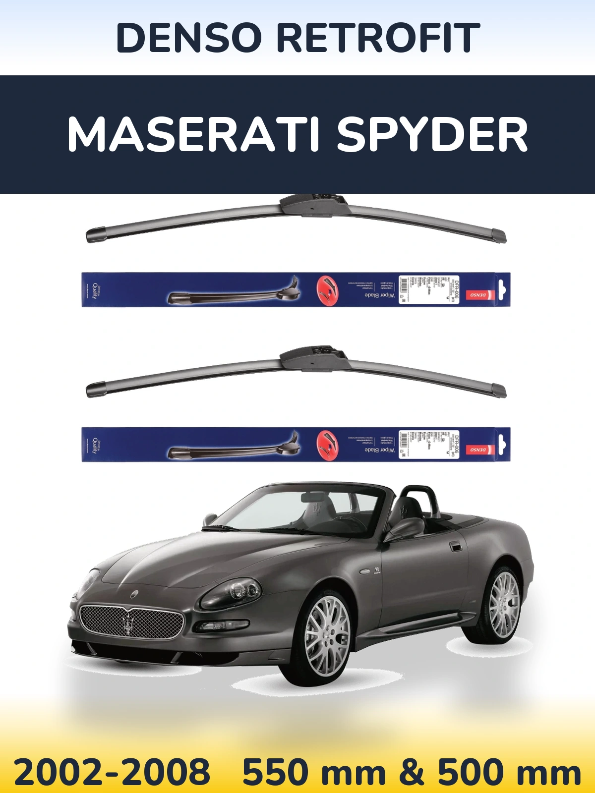 Ștergătoare Denso Retrofit pentru Maserati Spyder