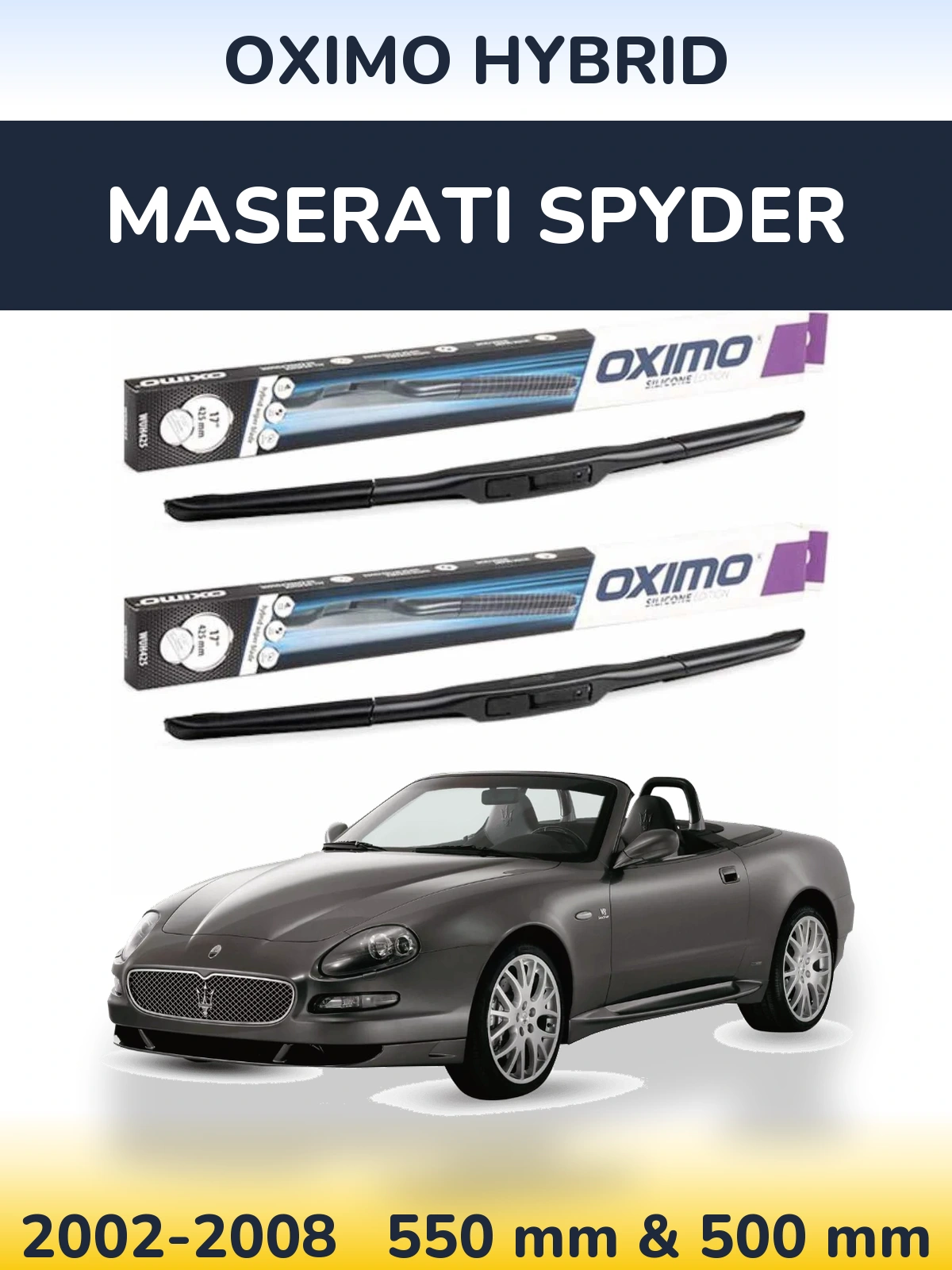 Ștergătoare Oximo Hybrid pentru Maserati Spyder