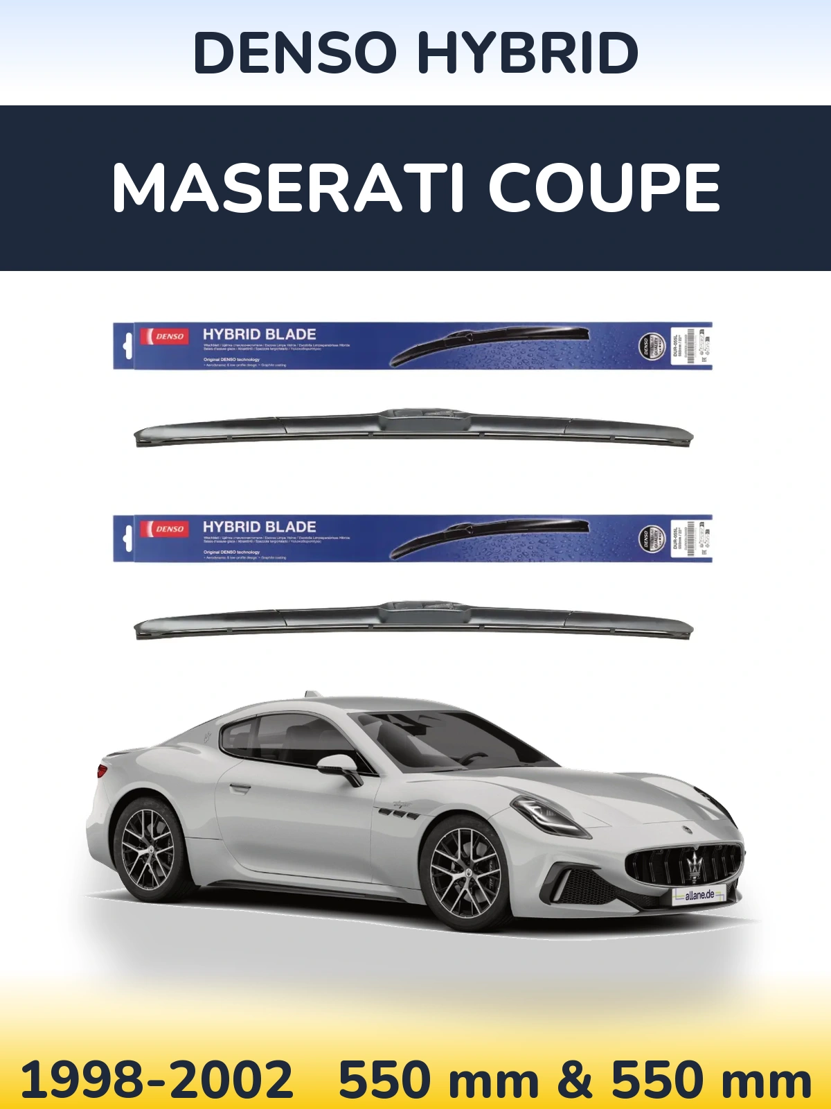 Ștergătoare Denso Hybrid pentru Maserati Coupe