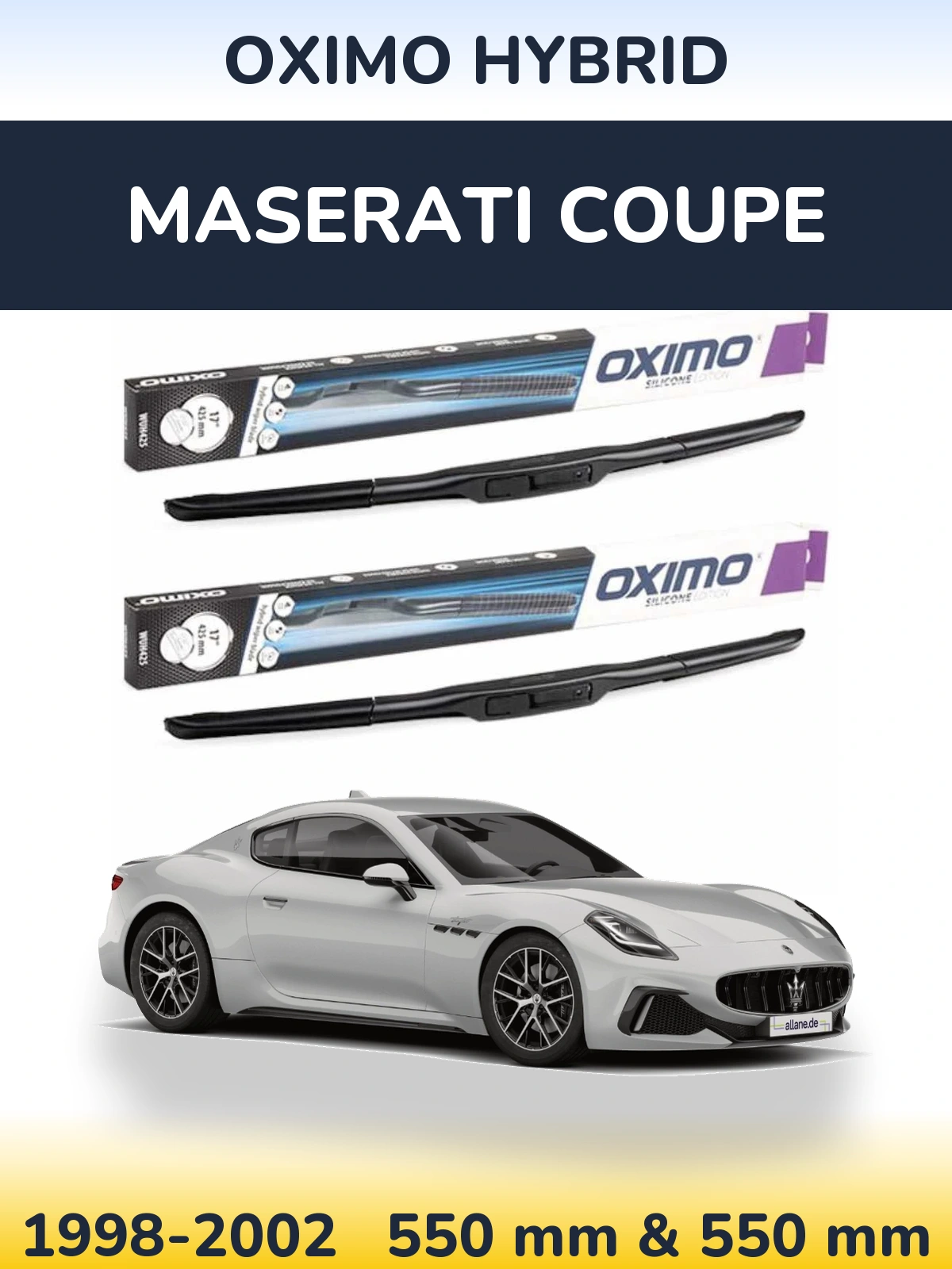 Ștergătoare Oximo Hybrid pentru Maserati Coupe