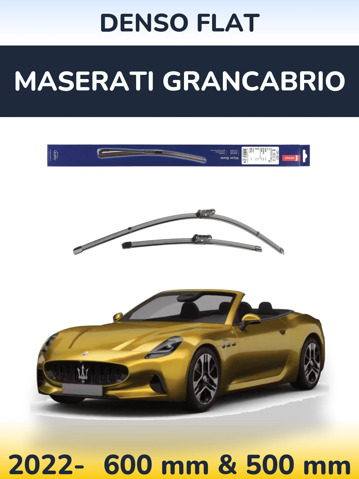 Ștergătoare Denso Flat pentru Maserati GranCabrio