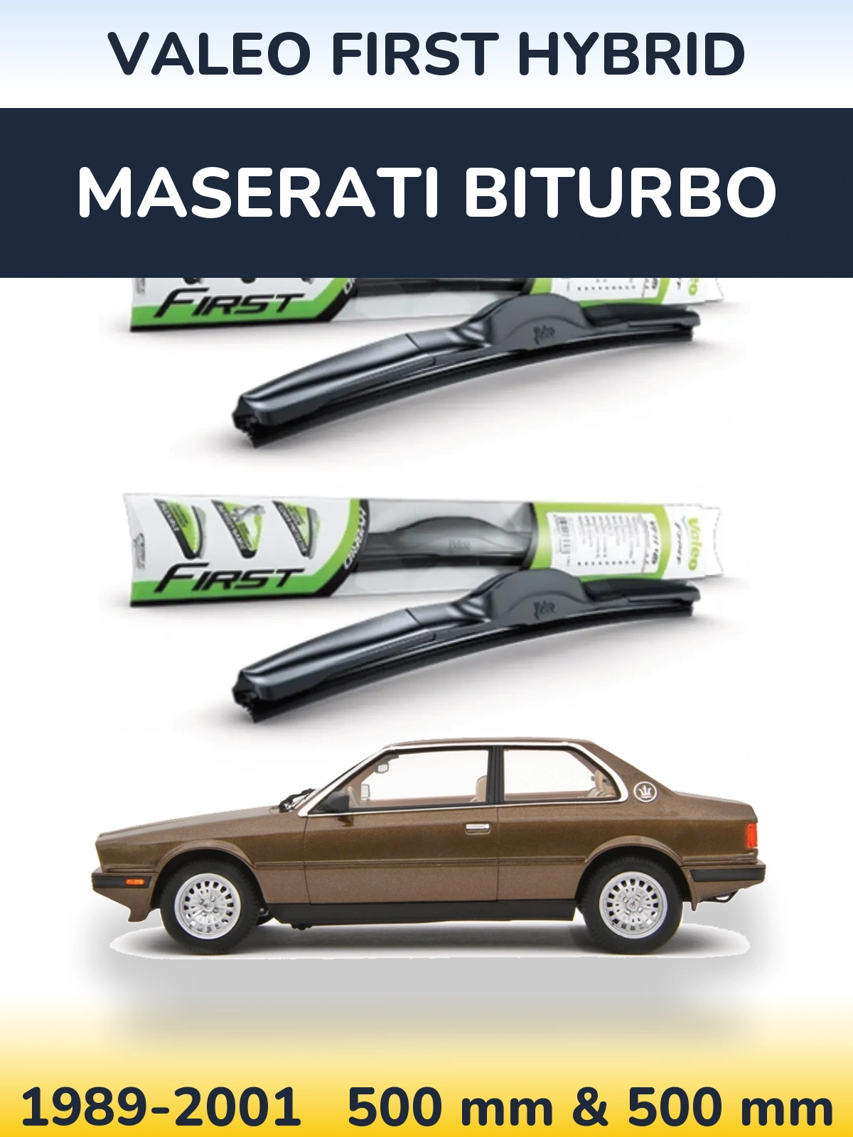 Ștergătoare Valeo First Hybrid pentru Maserati Biturbo