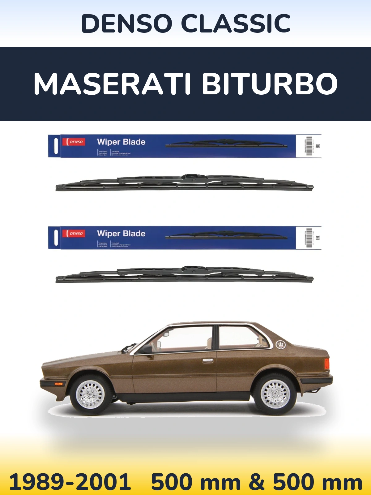 Ștergătoare Denso Classic pentru Maserati Biturbo