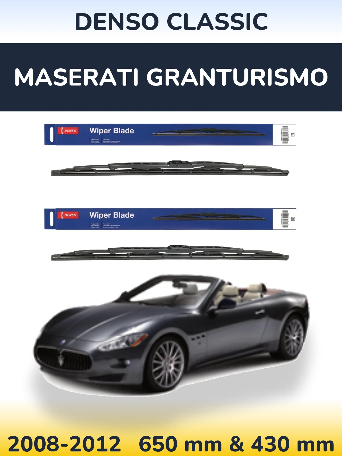 Ștergătoare Denso Classic pentru Maserati GranTurismo