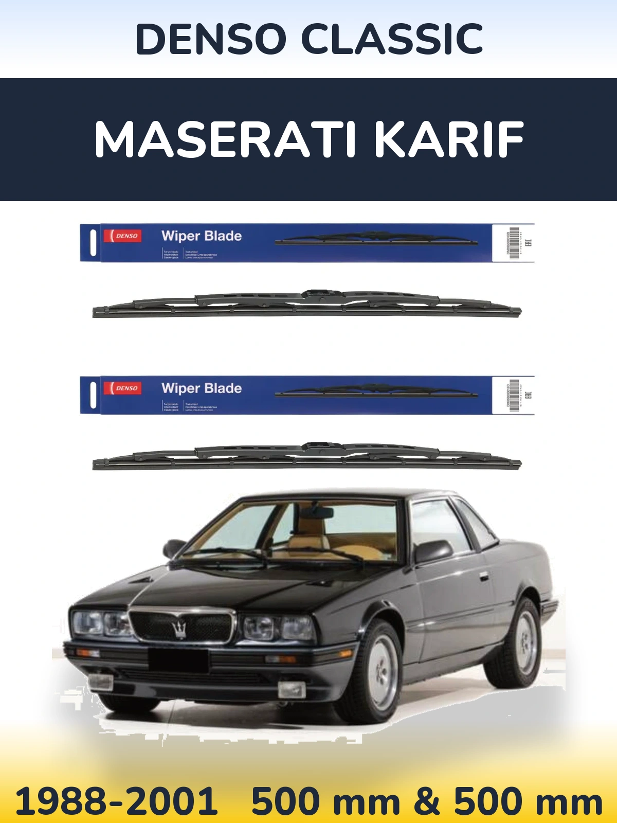 Ștergătoare Denso Classic pentru Maserati Karif