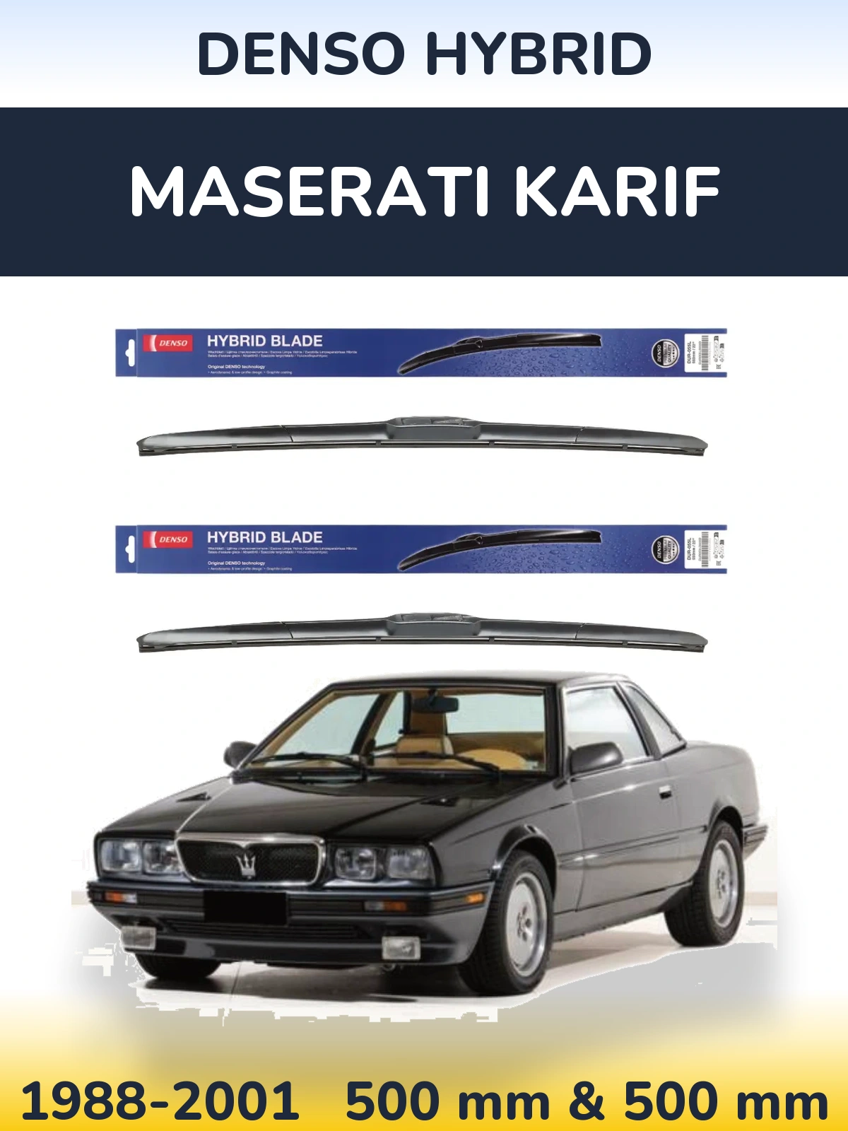 Ștergătoare Denso Hybrid pentru Maserati Karif