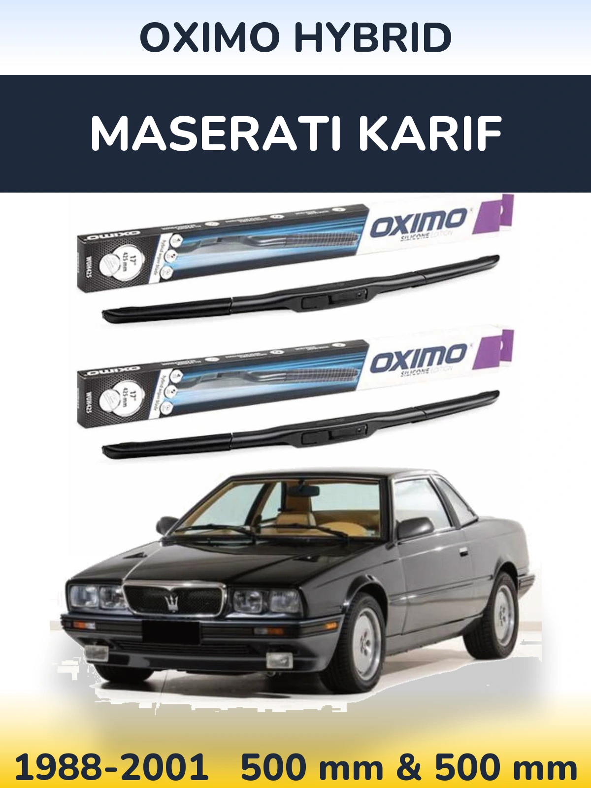 Ștergătoare Oximo Hybrid pentru Maserati Karif