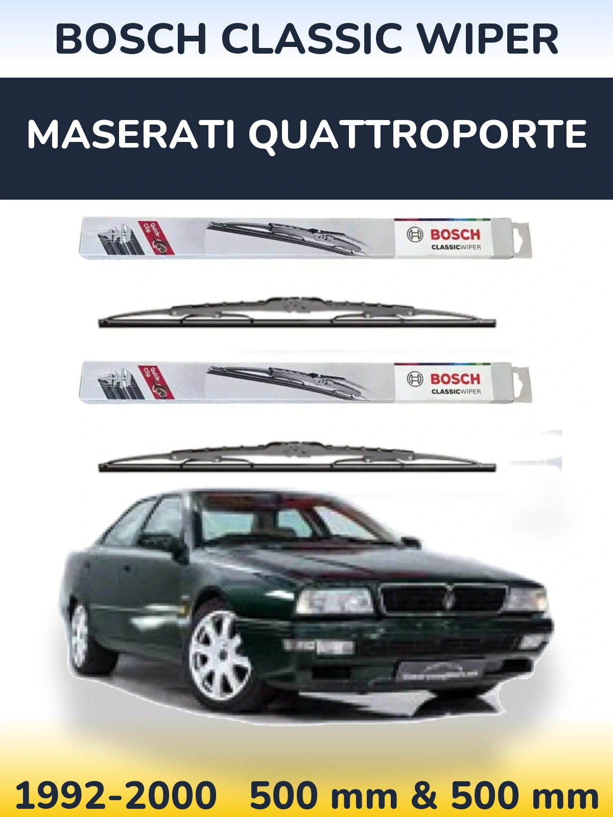 Ștergătoare BOSCH Classic Wiper pentru Maserati Quattroporte
