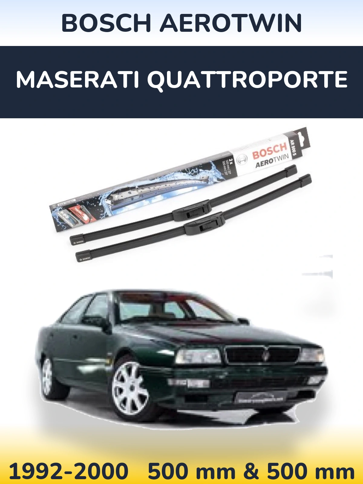 Ștergătoare BOSCH AeroTwin pentru Maserati Quattroporte