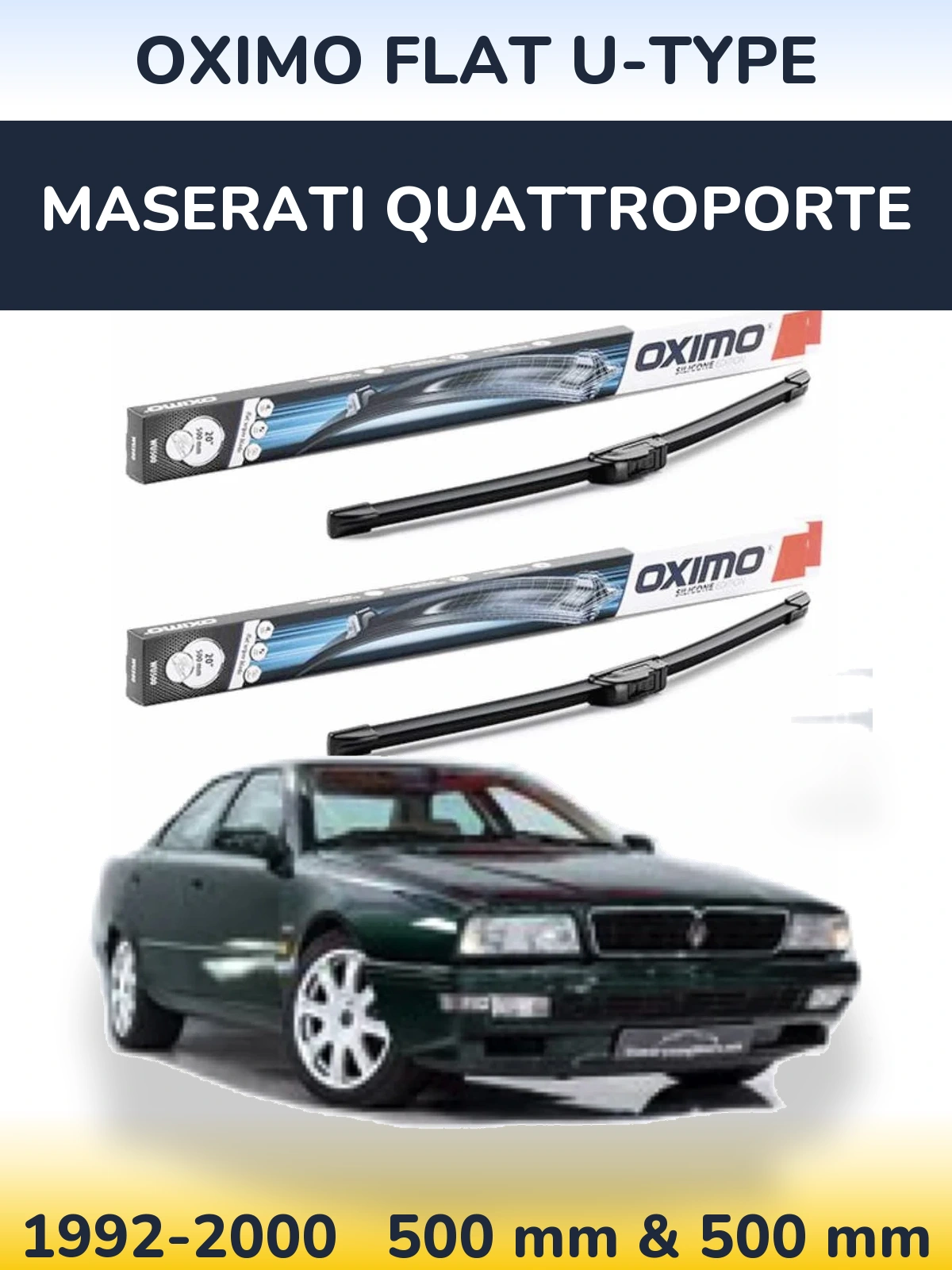 Ștergătoare Oximo Flat U-type pentru Maserati Quattroporte