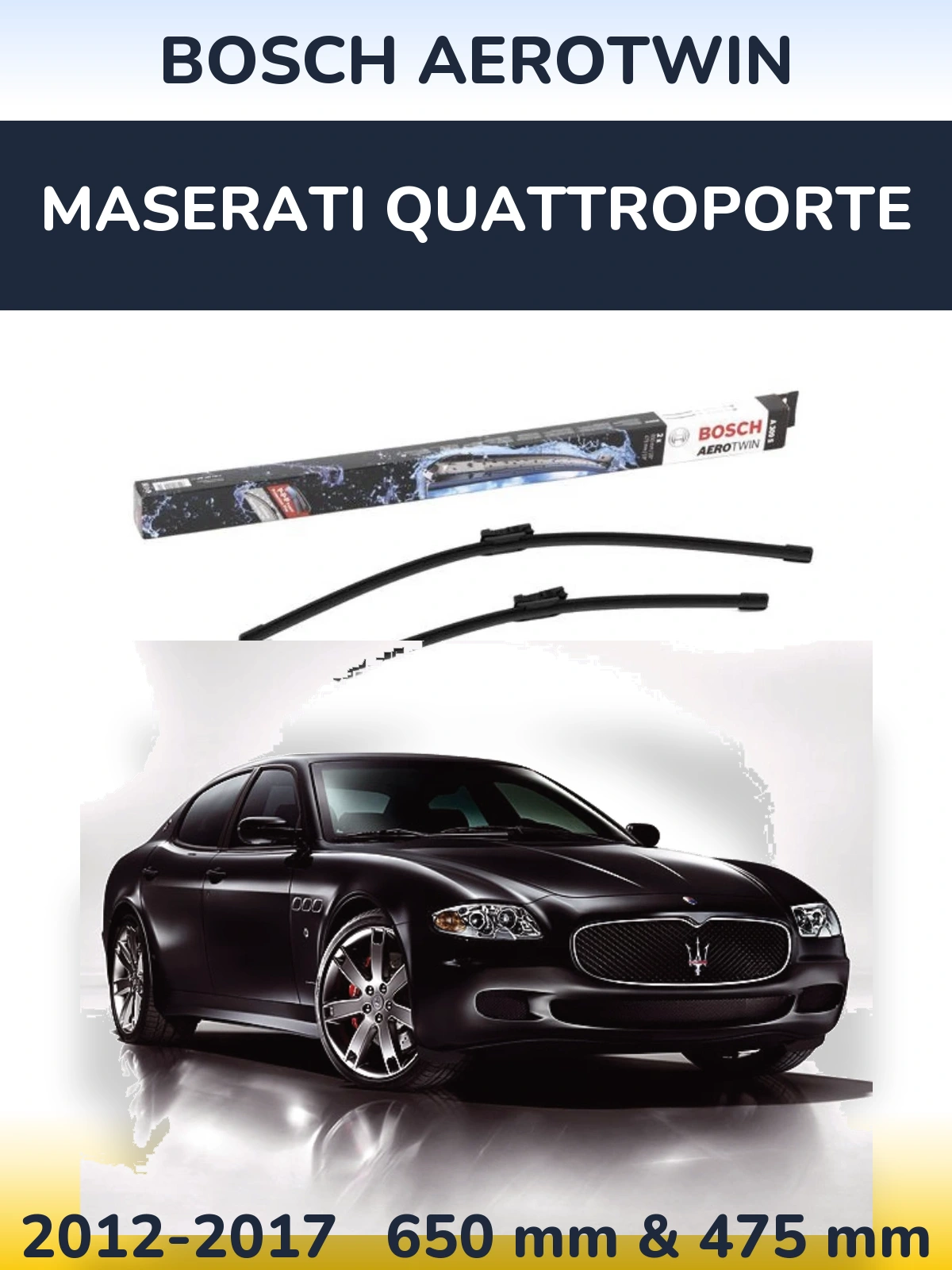 Ștergătoare BOSCH AeroTwin pentru Maserati Quattroporte
