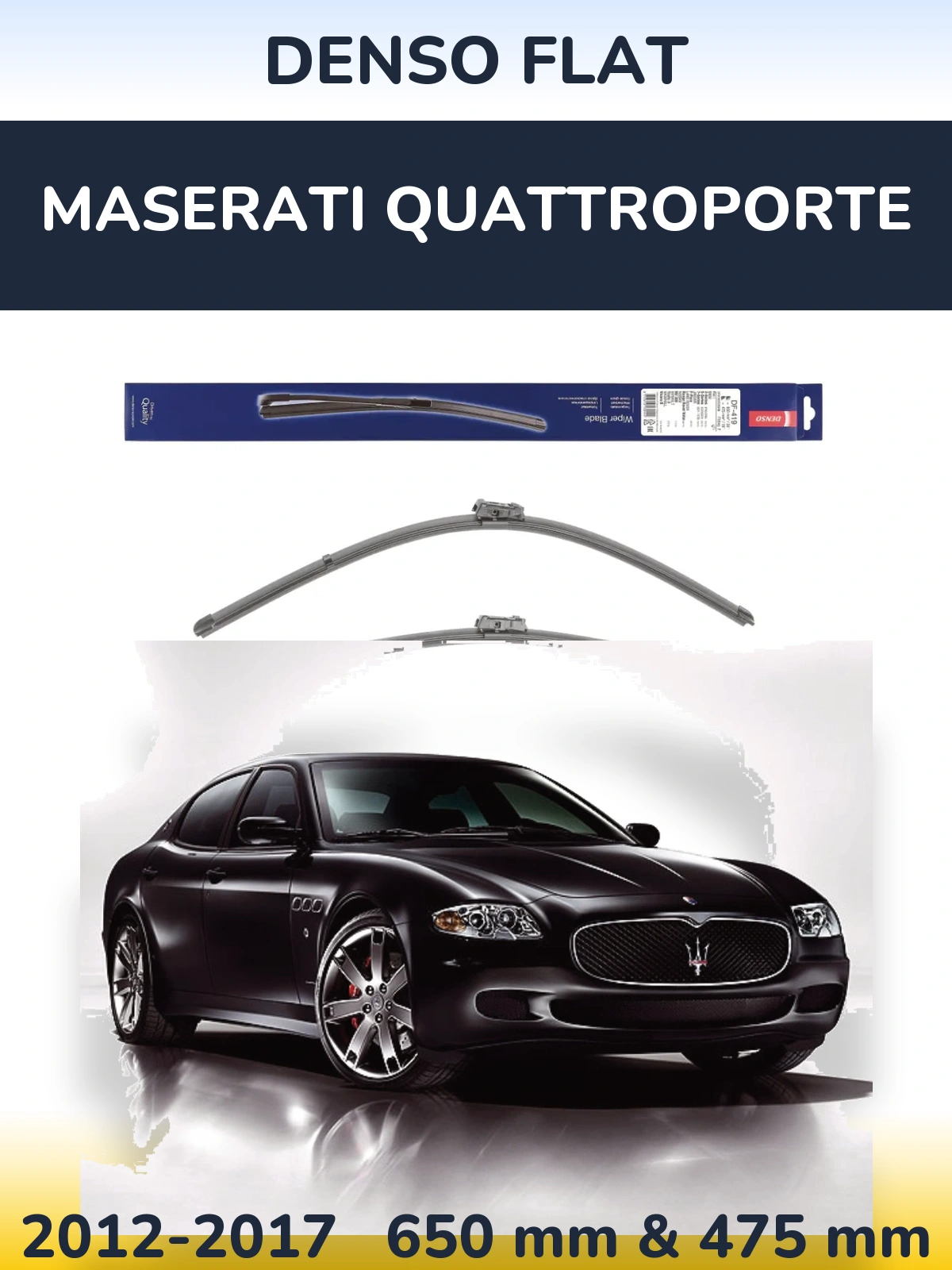Ștergătoare Denso Flat pentru Maserati Quattroporte