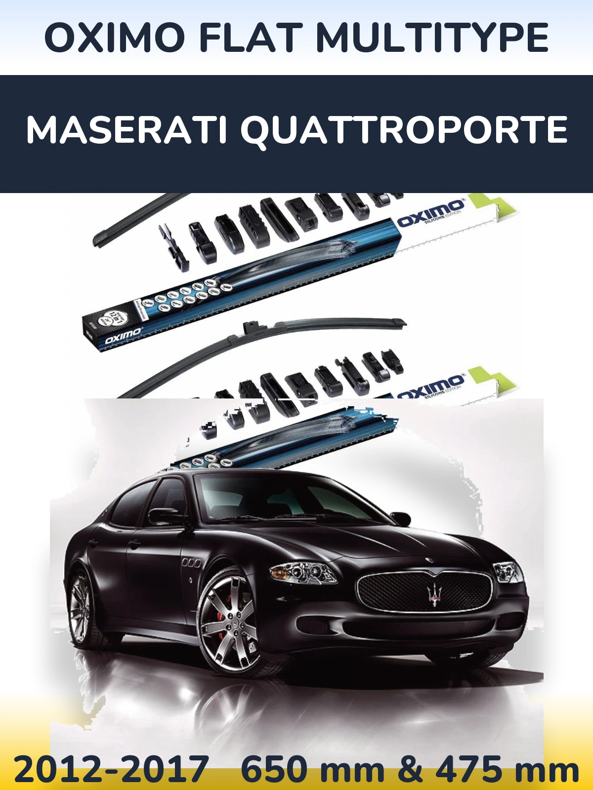Ștergătoare Oximo Flat MultiTipe pentru Maserati Quattroporte
