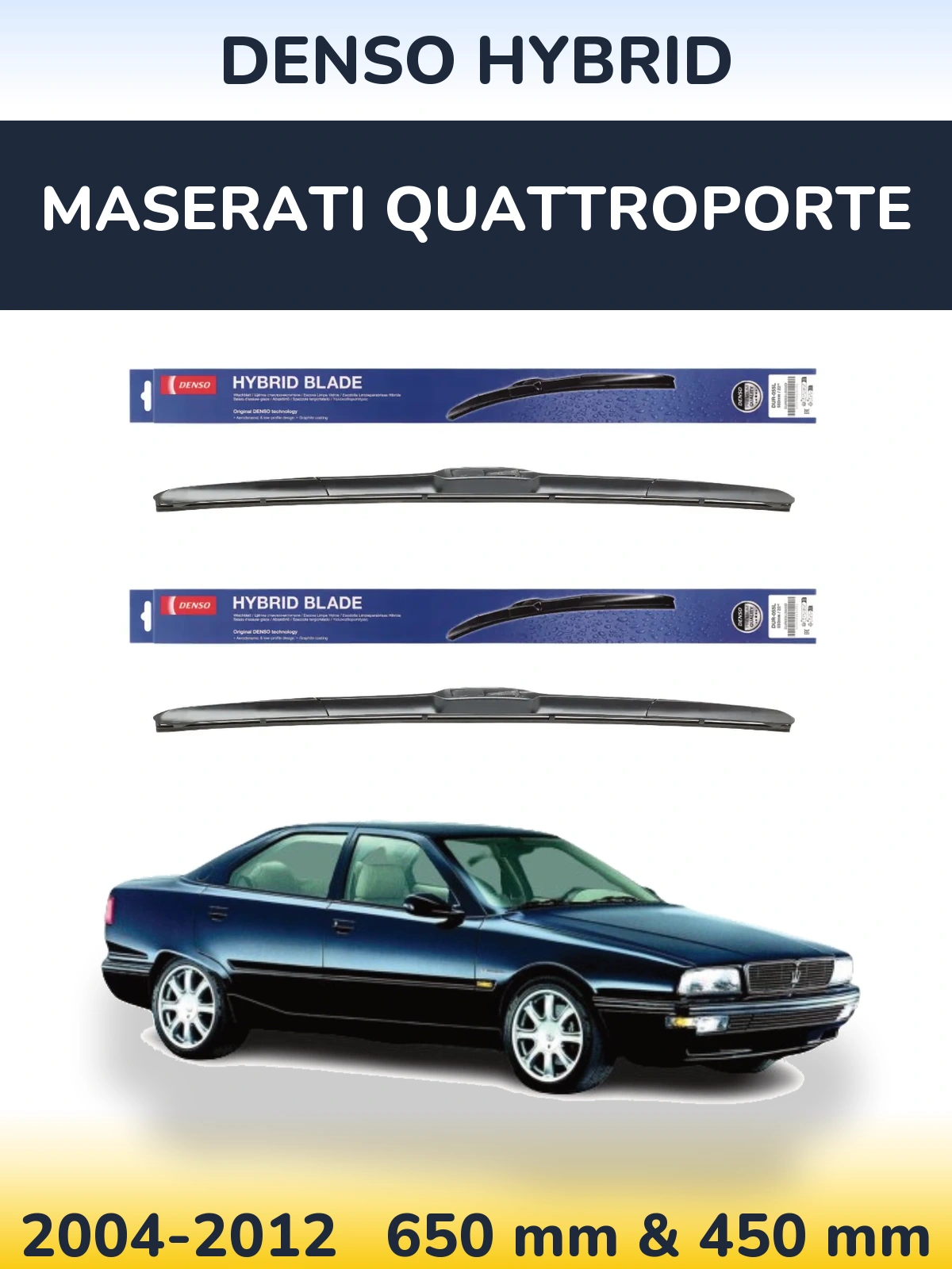 Ștergătoare Denso Hybrid pentru Maserati Quattroporte
