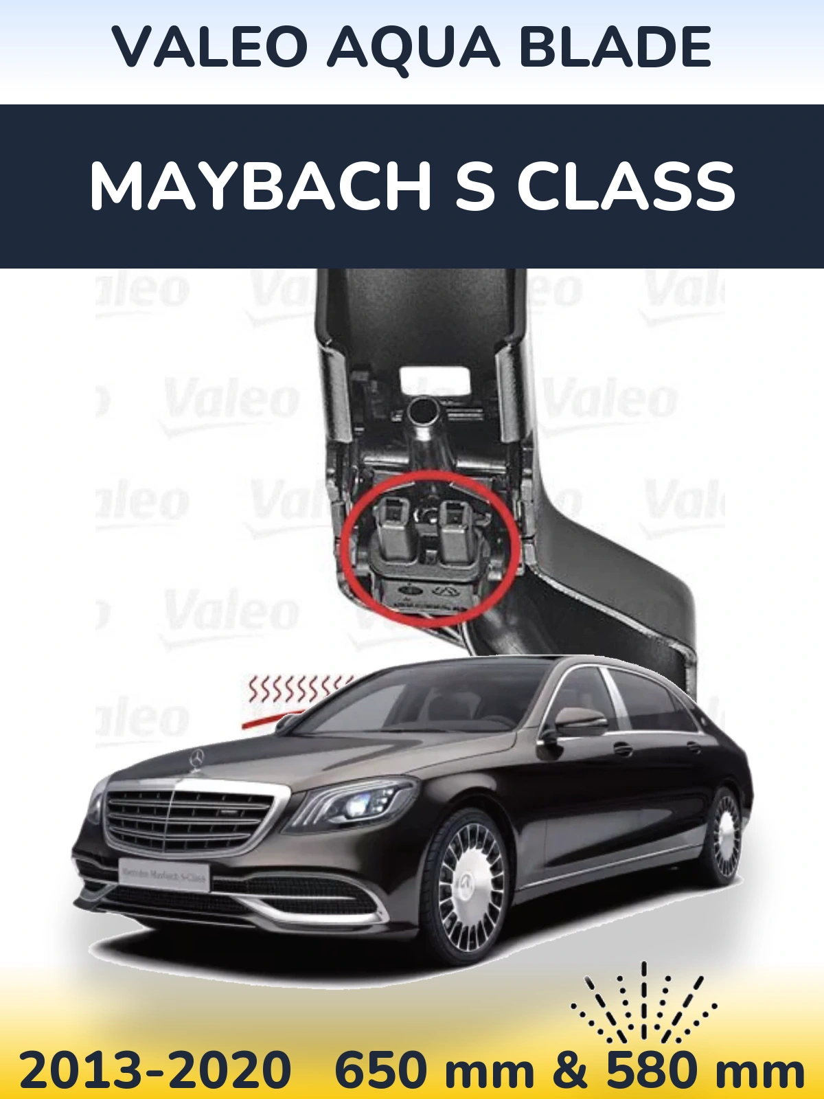Ștergătoare Valeo Aqua Blade pentru Maybach S Class