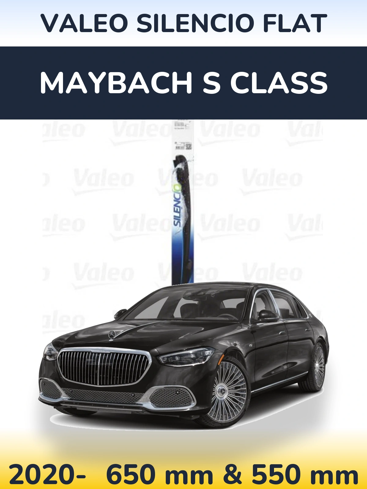 Ștergătoare Valeo Silencio Flat pentru Maybach S Class