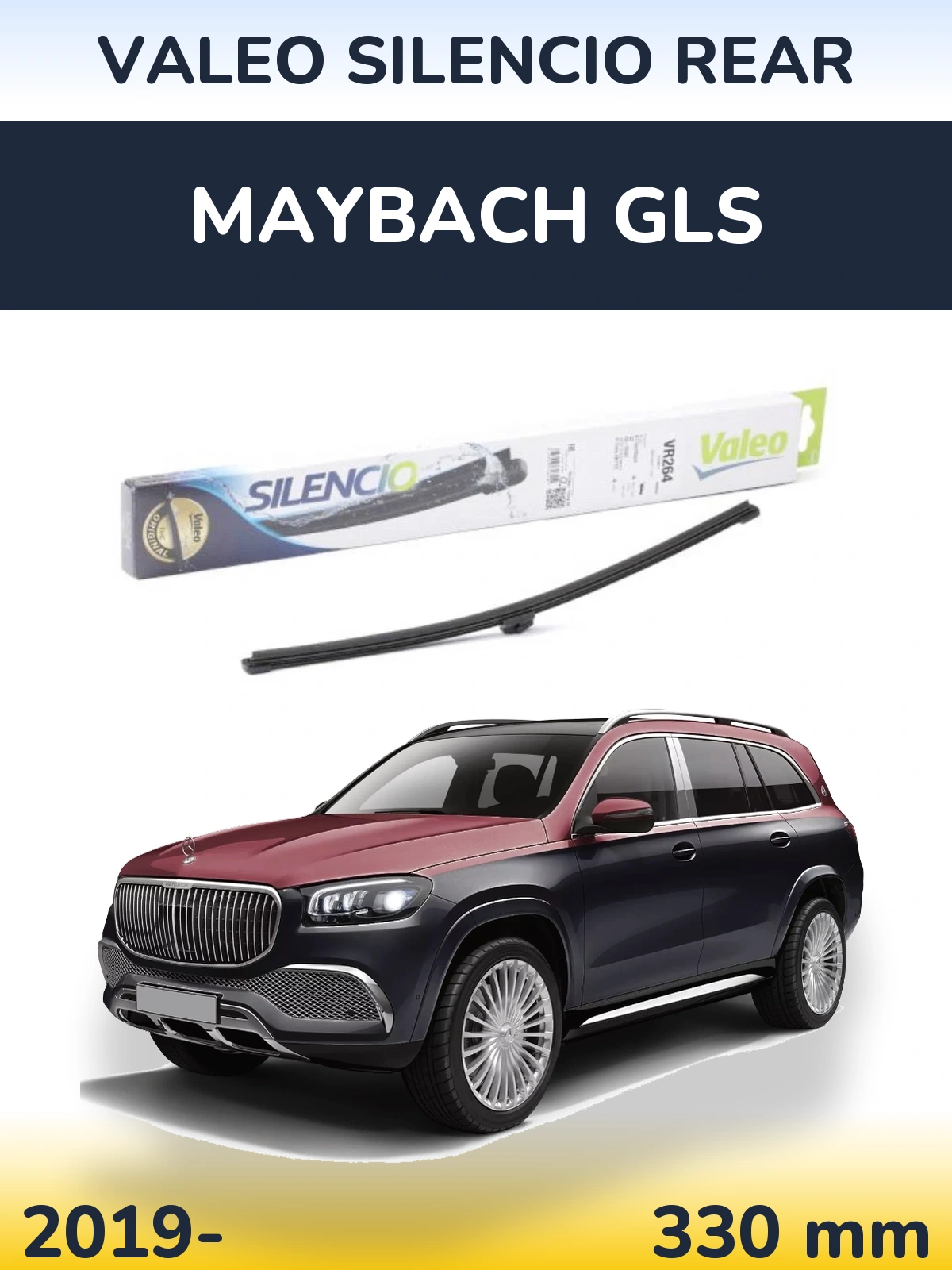 Ștergătoare Valeo Silencio Rear pentru Maybach GLS