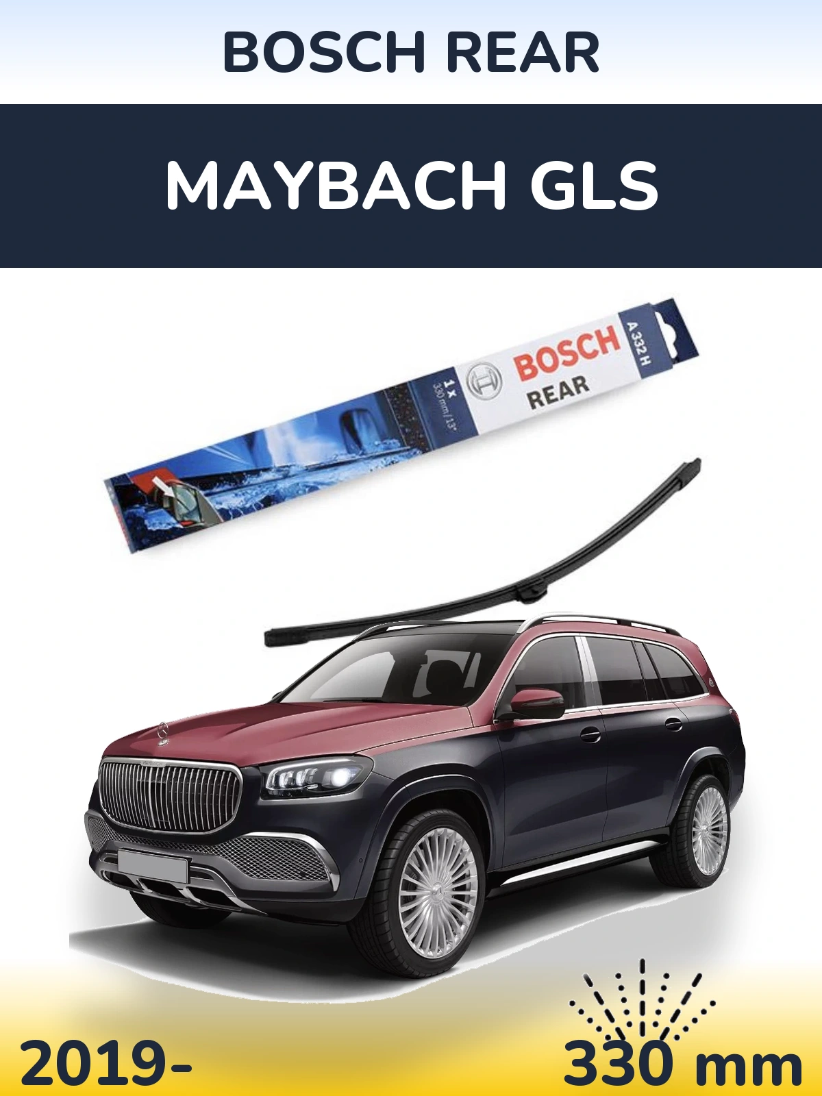 Ștergătoare BOSCH Rear pentru Maybach GLS