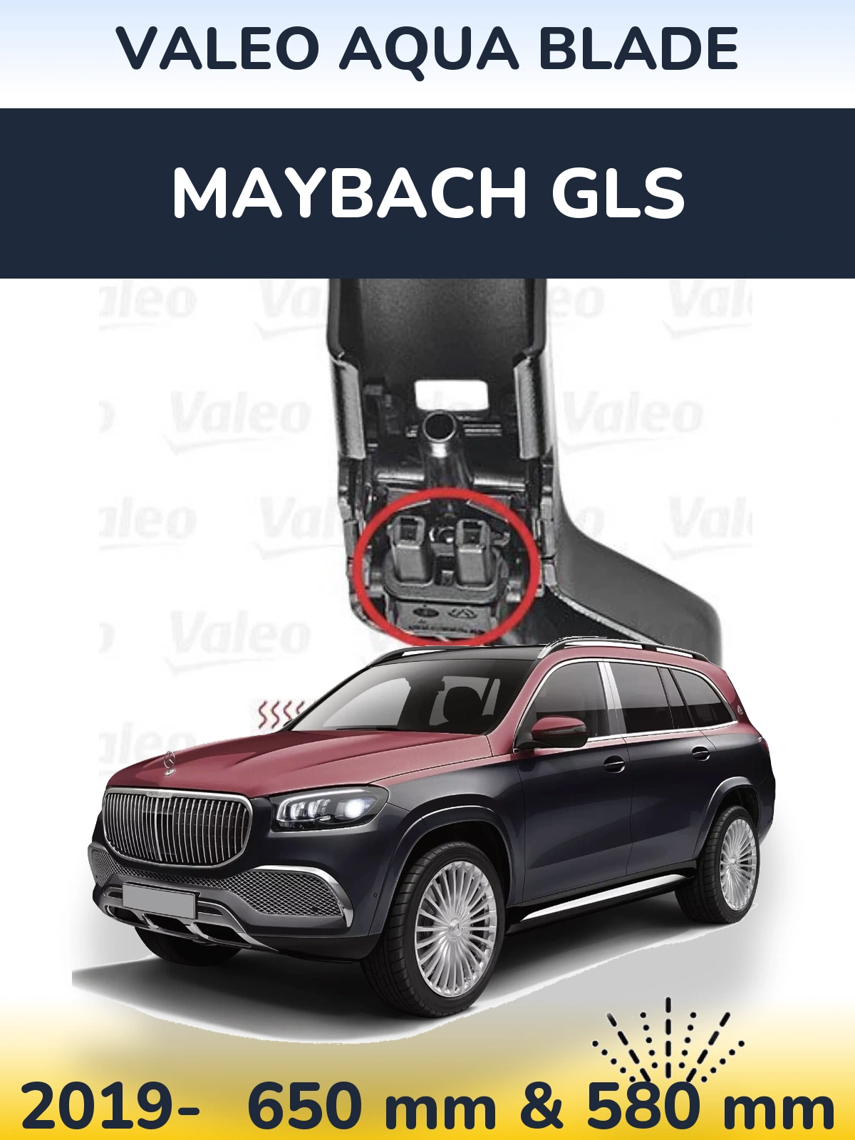 Ștergătoare Valeo Aqua Blade pentru Maybach GLS
