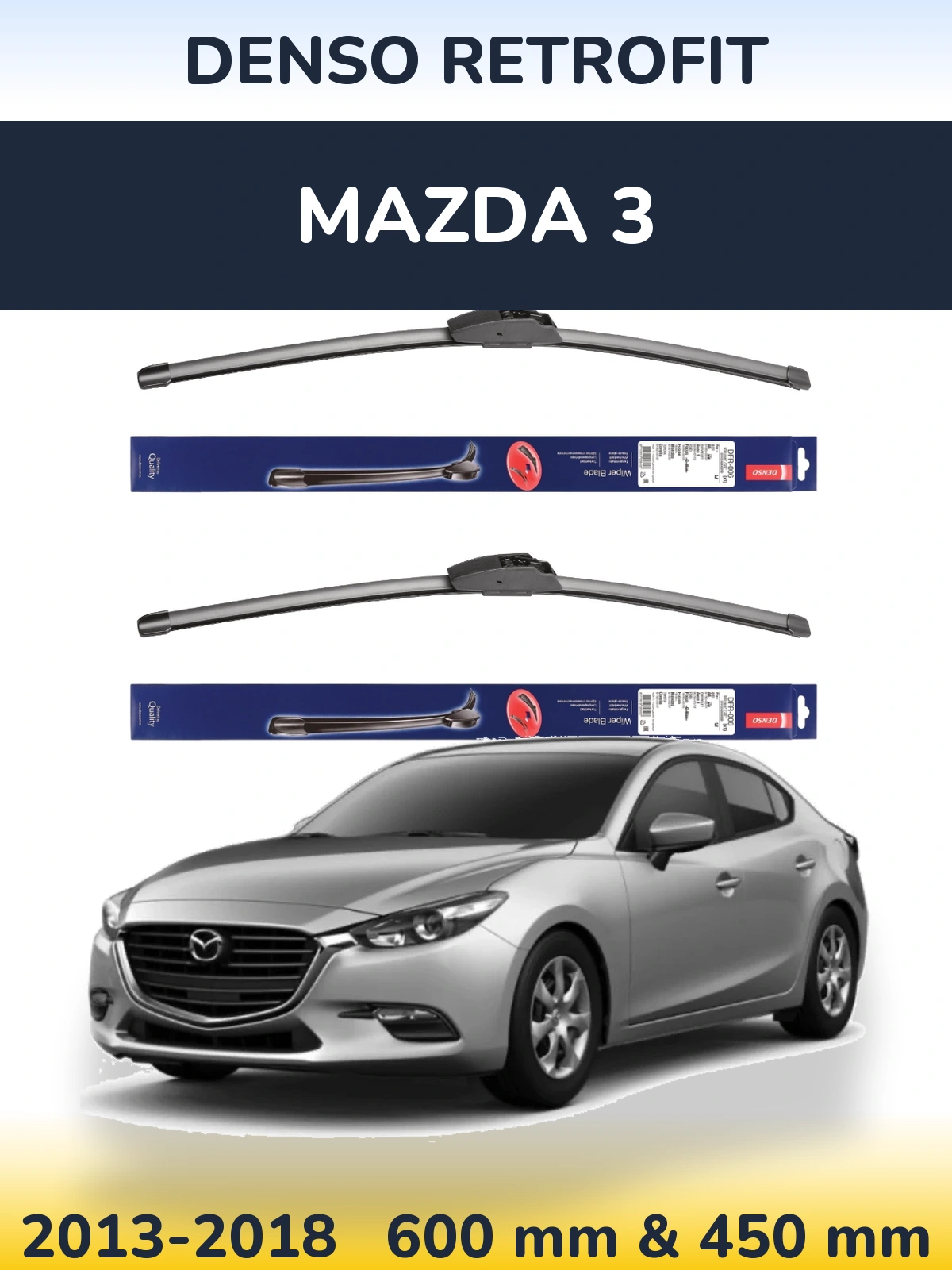 Ștergătoare Denso Retrofit pentru Mazda 3