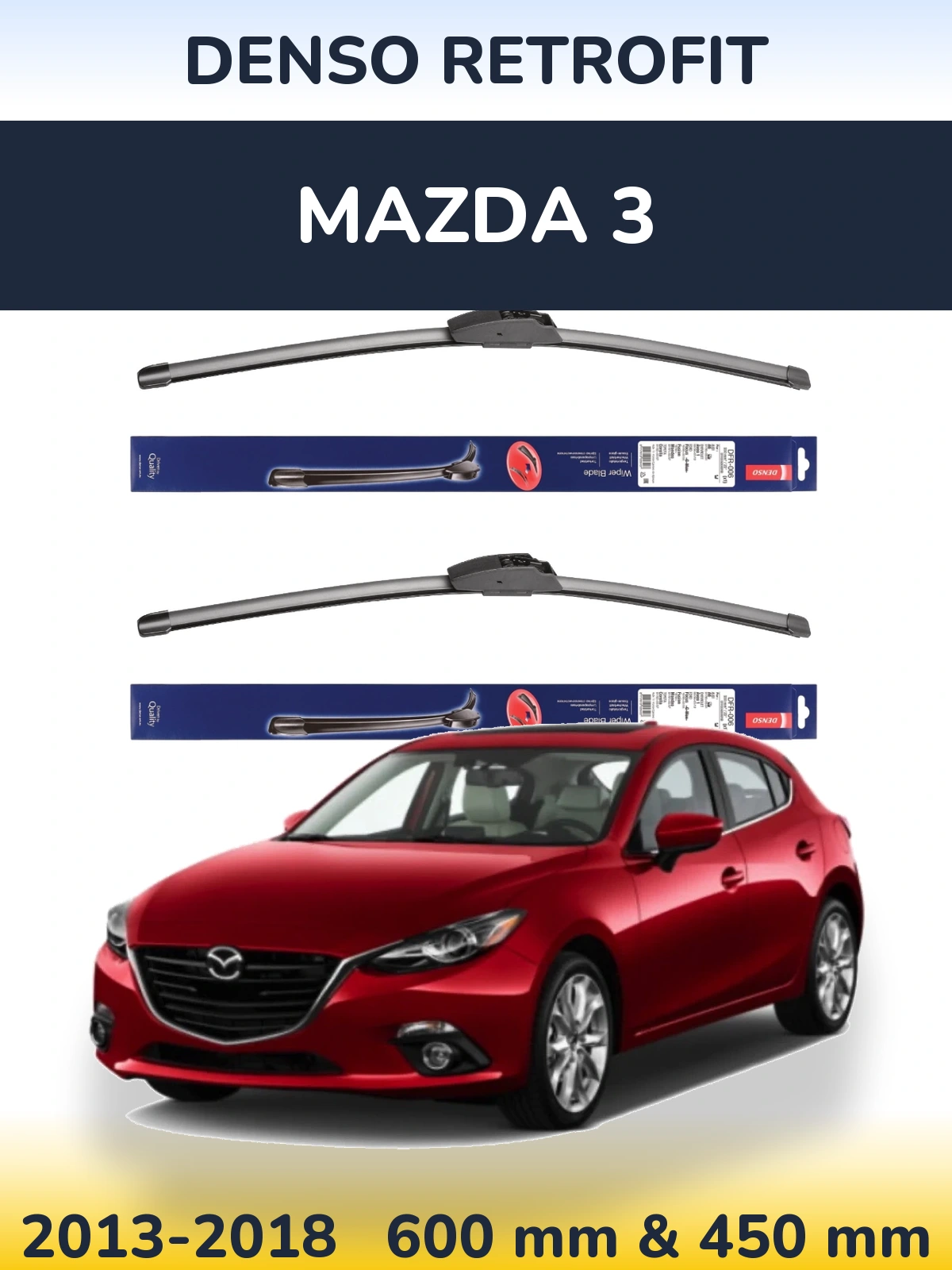 Ștergătoare Denso Retrofit pentru Mazda 3