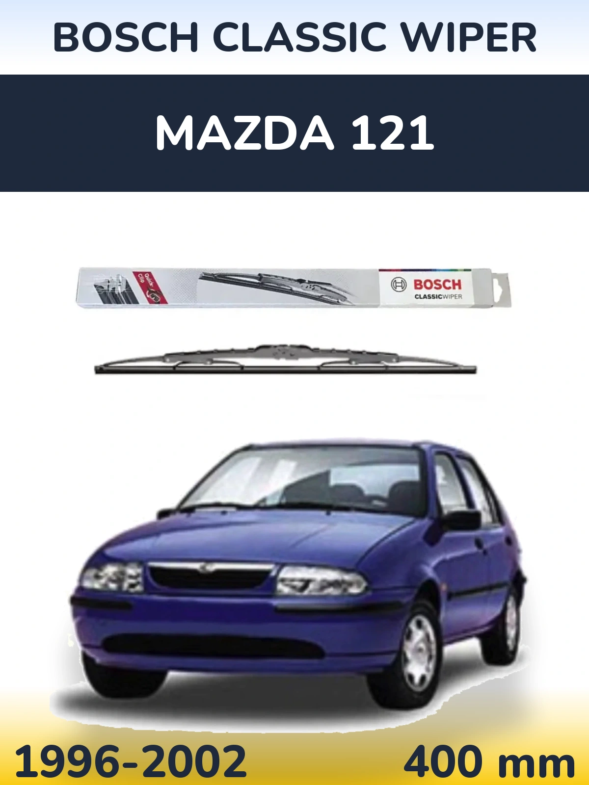 Ștergătoare BOSCH Classic Wiper pentru Mazda 121