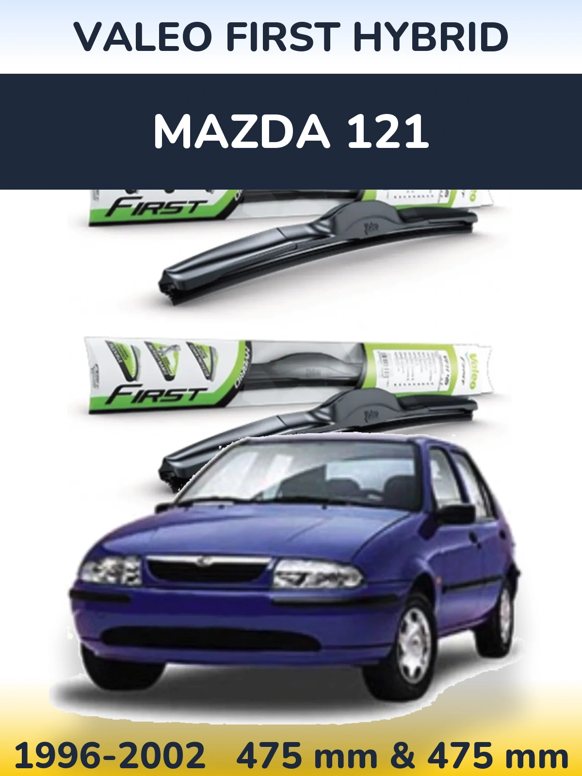 Ștergătoare Valeo First Hybrid pentru Mazda 121