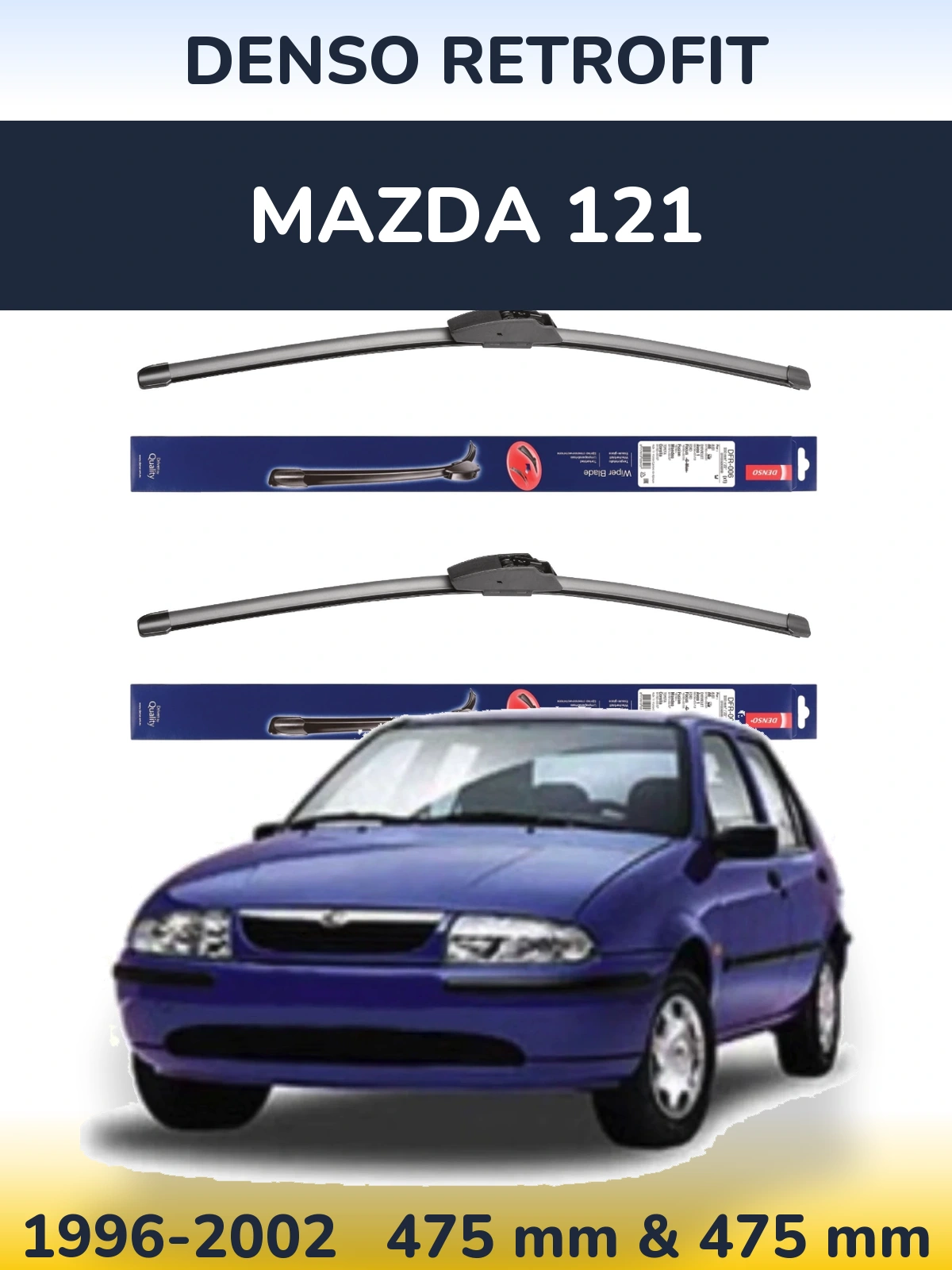 Ștergătoare Denso Retrofit pentru Mazda 121
