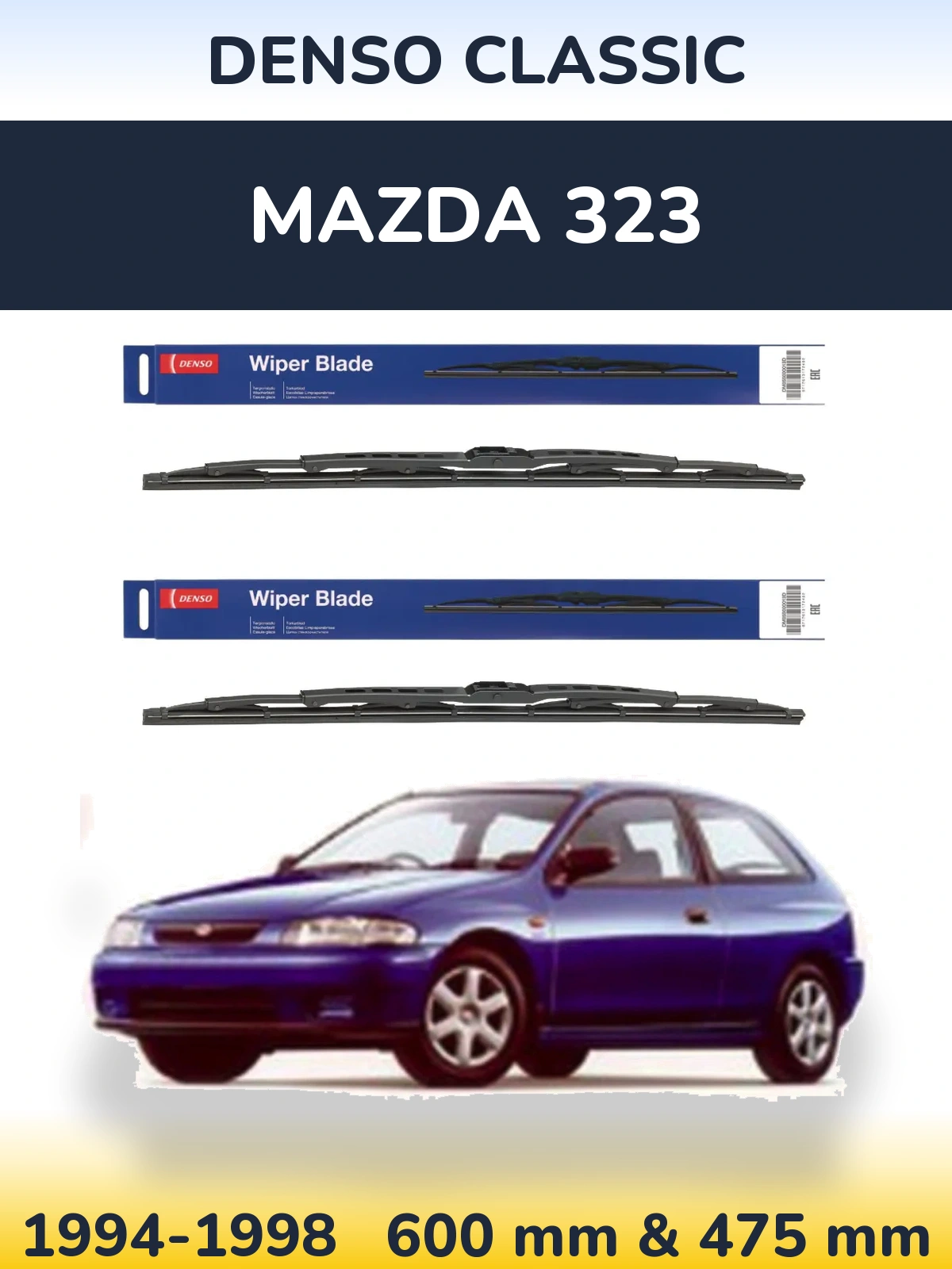 Ștergătoare Denso Classic pentru Mazda 323