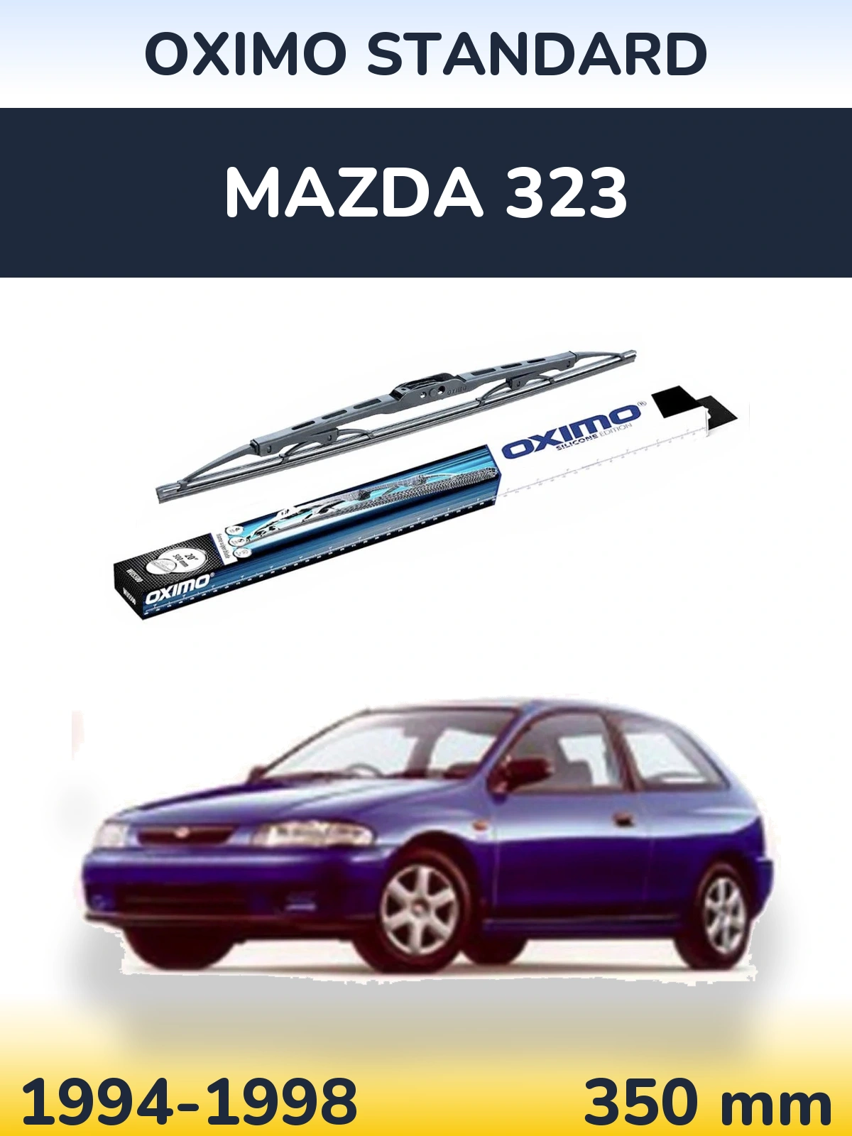 Ștergătoare Oximo Standard pentru Mazda 323