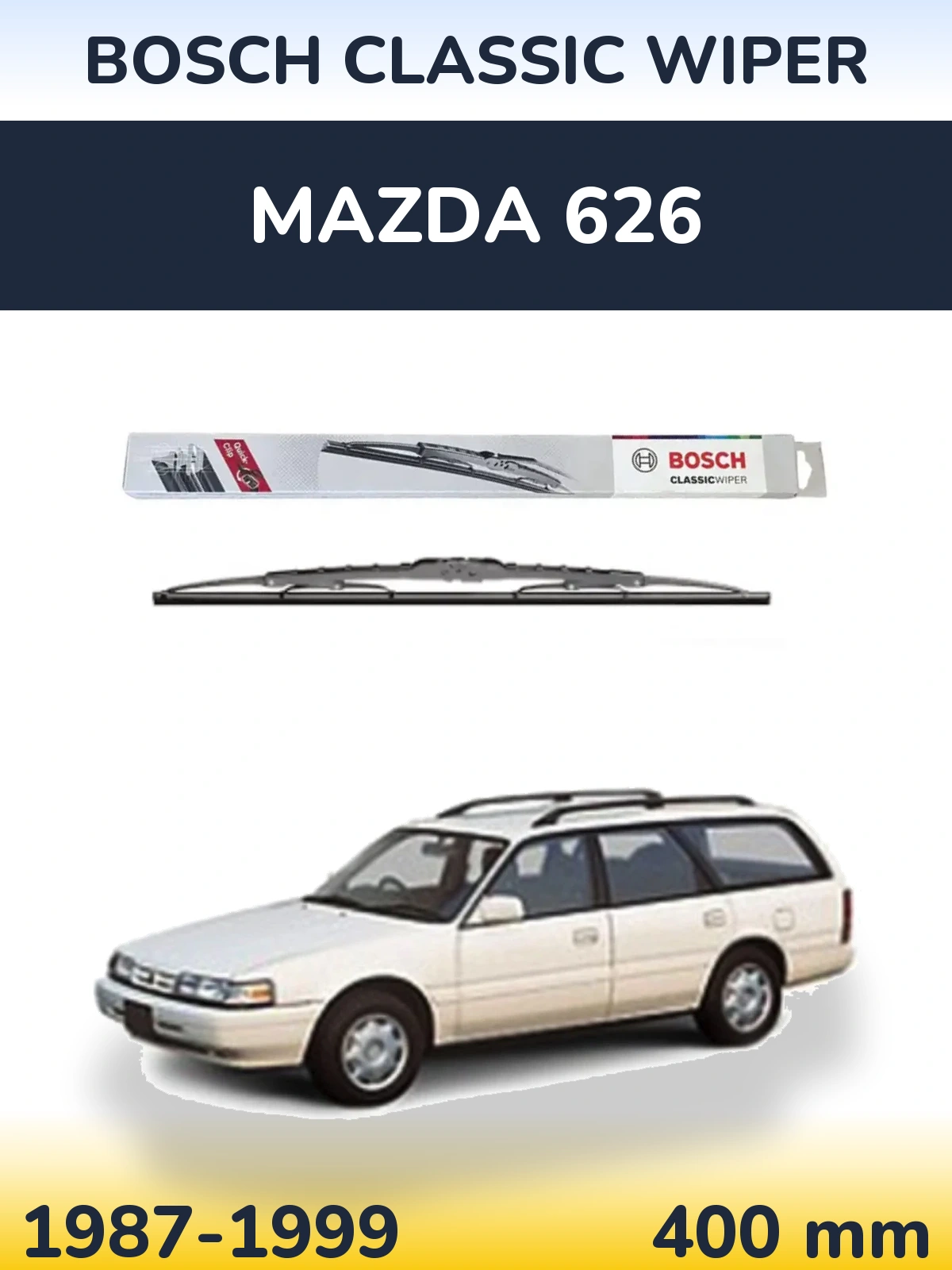Ștergătoare BOSCH Classic Wiper pentru Mazda 626