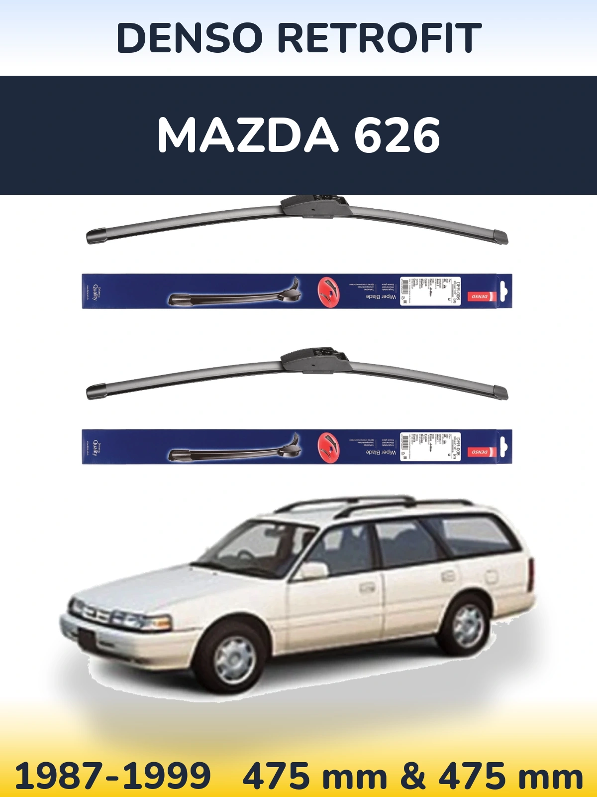 Ștergătoare Denso Retrofit pentru Mazda 626
