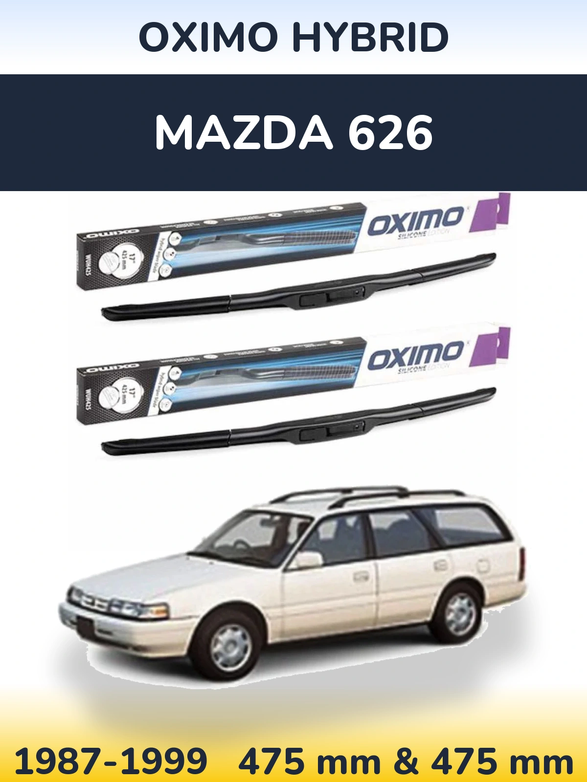 Ștergătoare Oximo Hybrid pentru Mazda 626