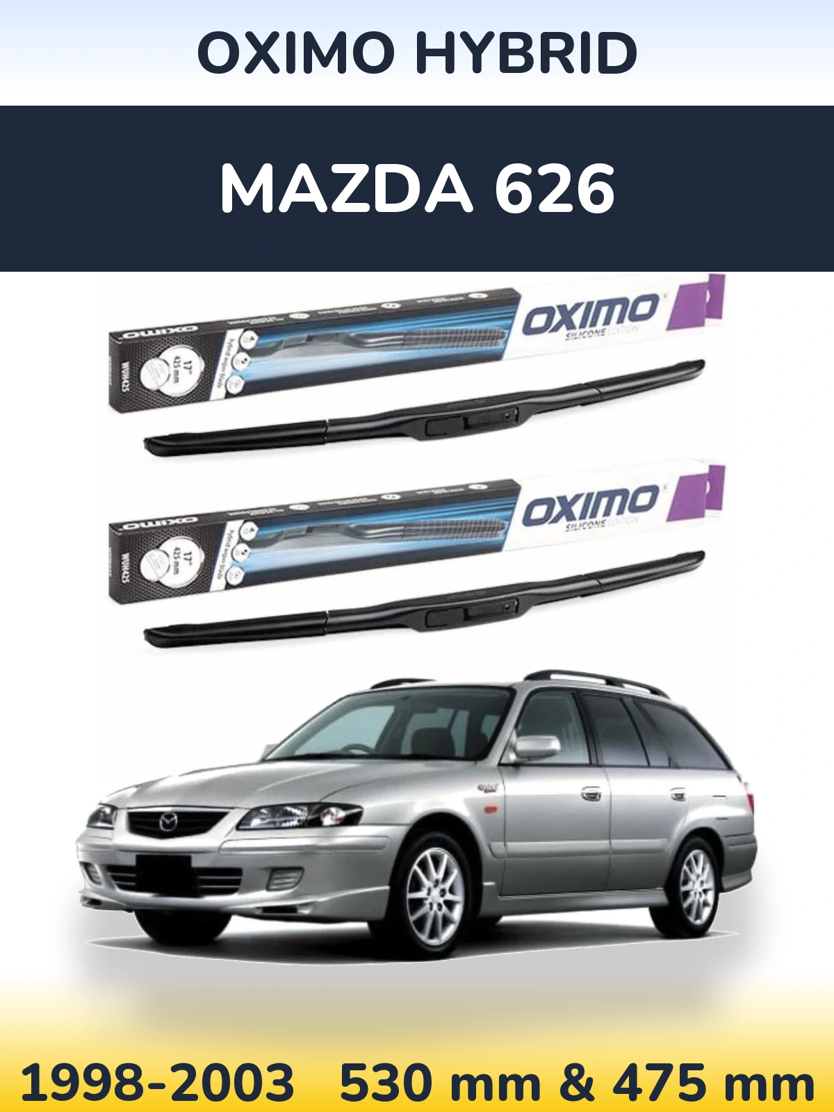 Ștergătoare Oximo Hybrid pentru Mazda 626