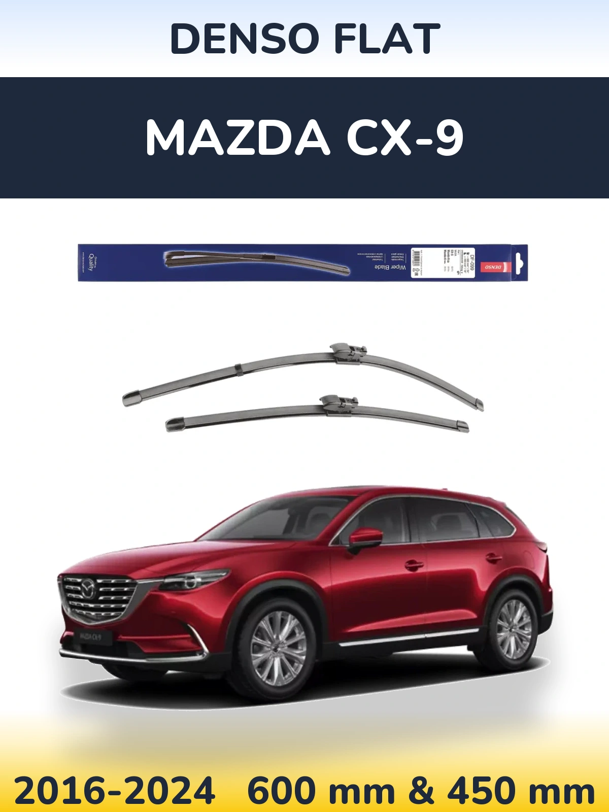 Ștergătoare Denso Flat pentru Mazda CX-9