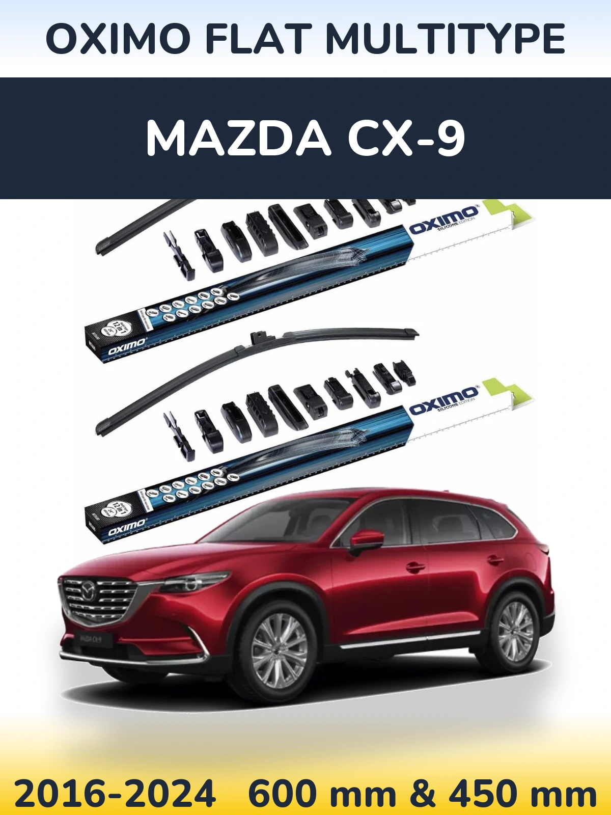 Ștergătoare Oximo Flat MultiTipe pentru Mazda CX-9