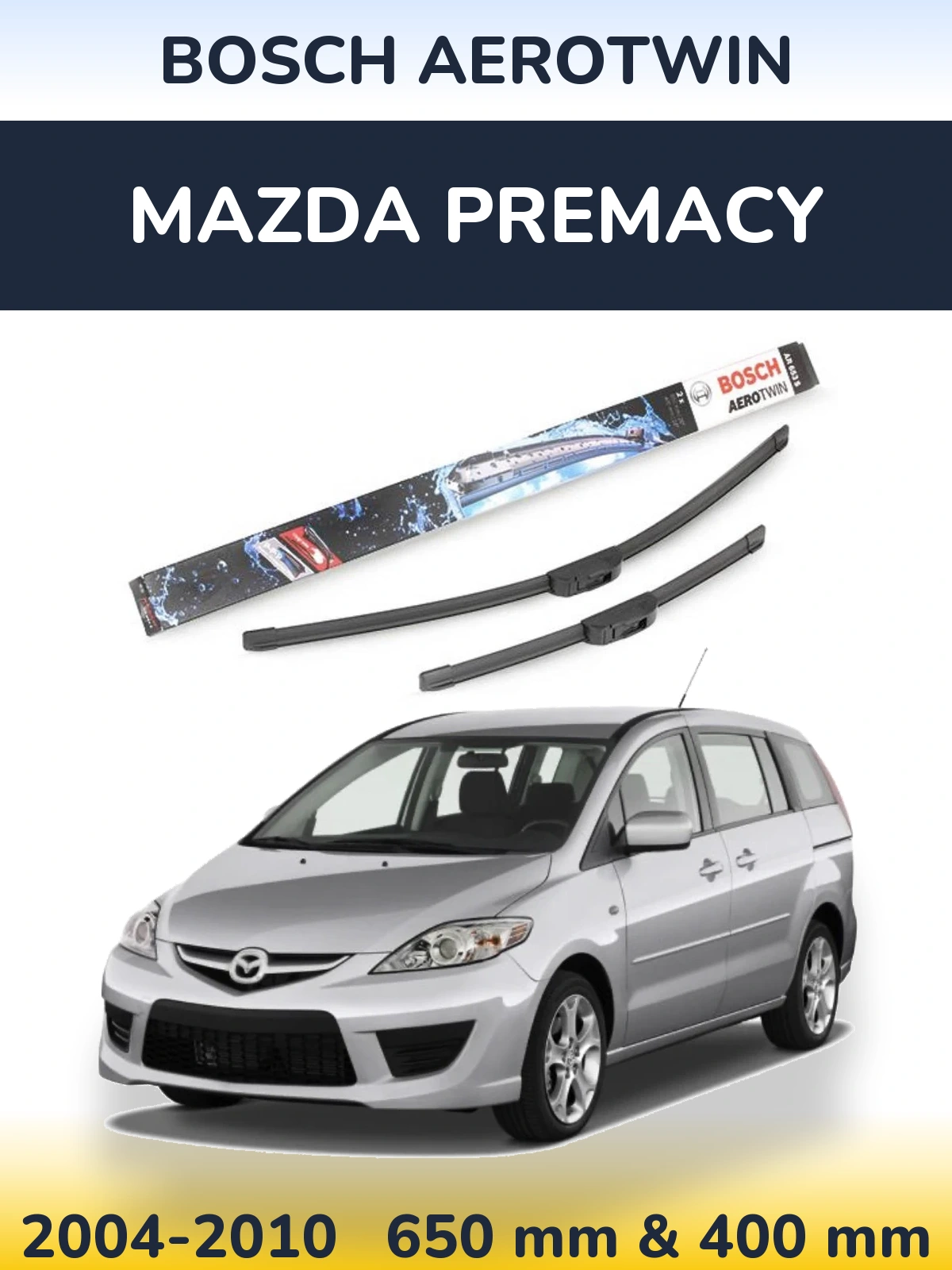 Ștergătoare BOSCH AeroTwin pentru Mazda Premacy
