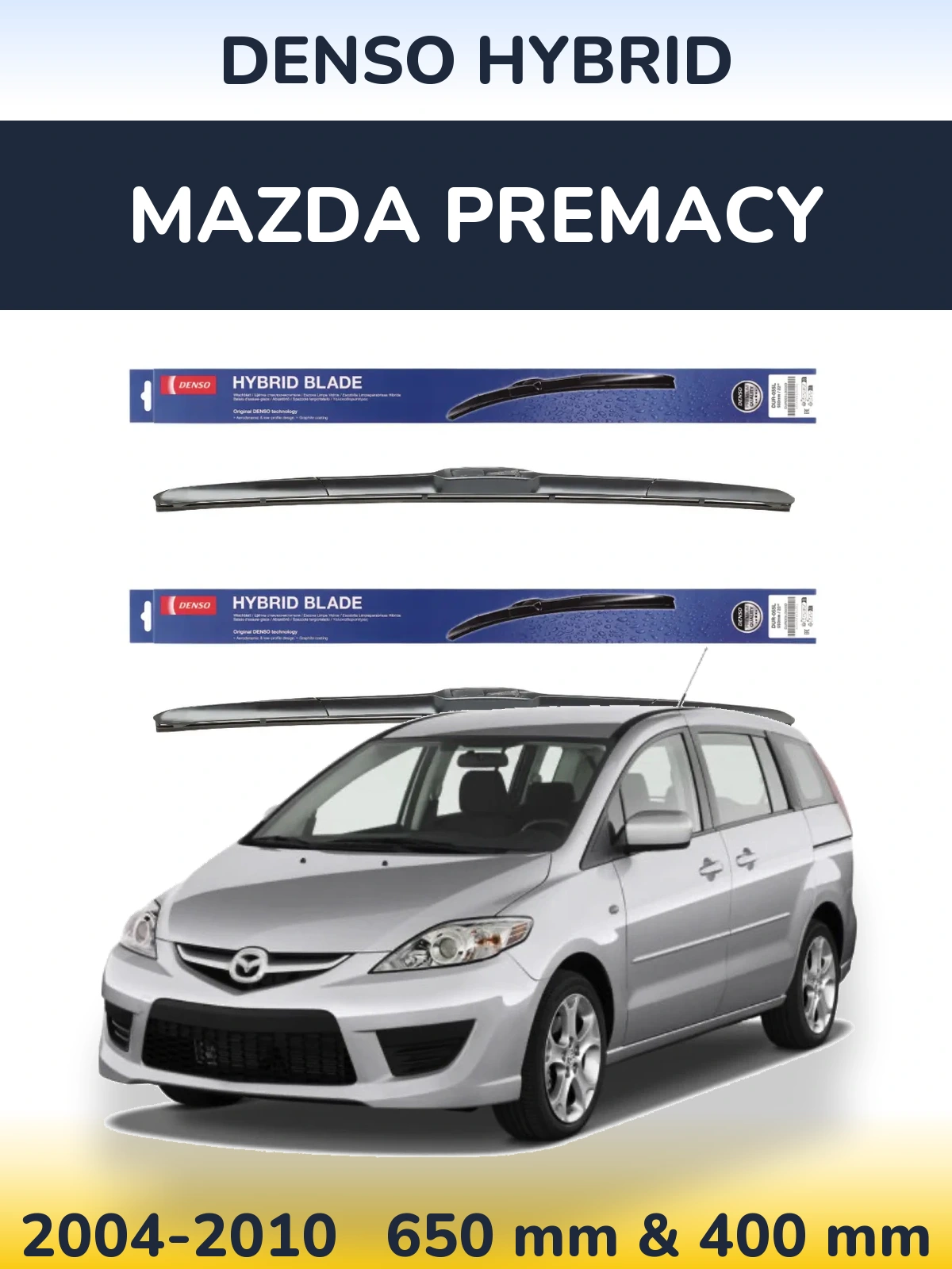 Ștergătoare Denso Hybrid pentru Mazda Premacy