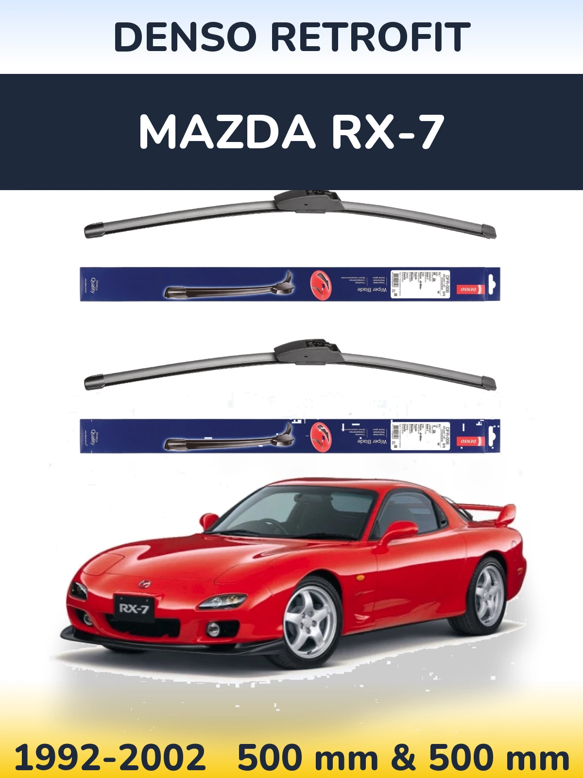 Ștergătoare Denso Retrofit pentru Mazda RX-7