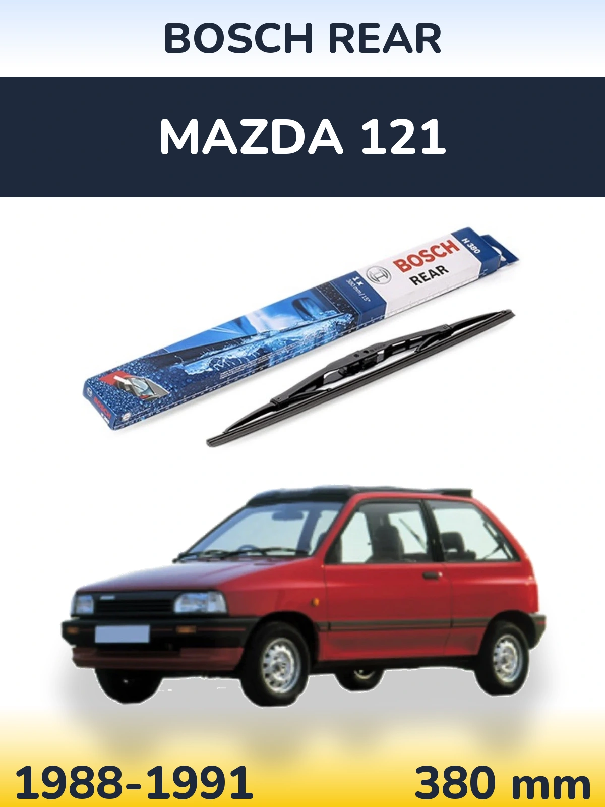Ștergătoare BOSCH Rear pentru Mazda 121