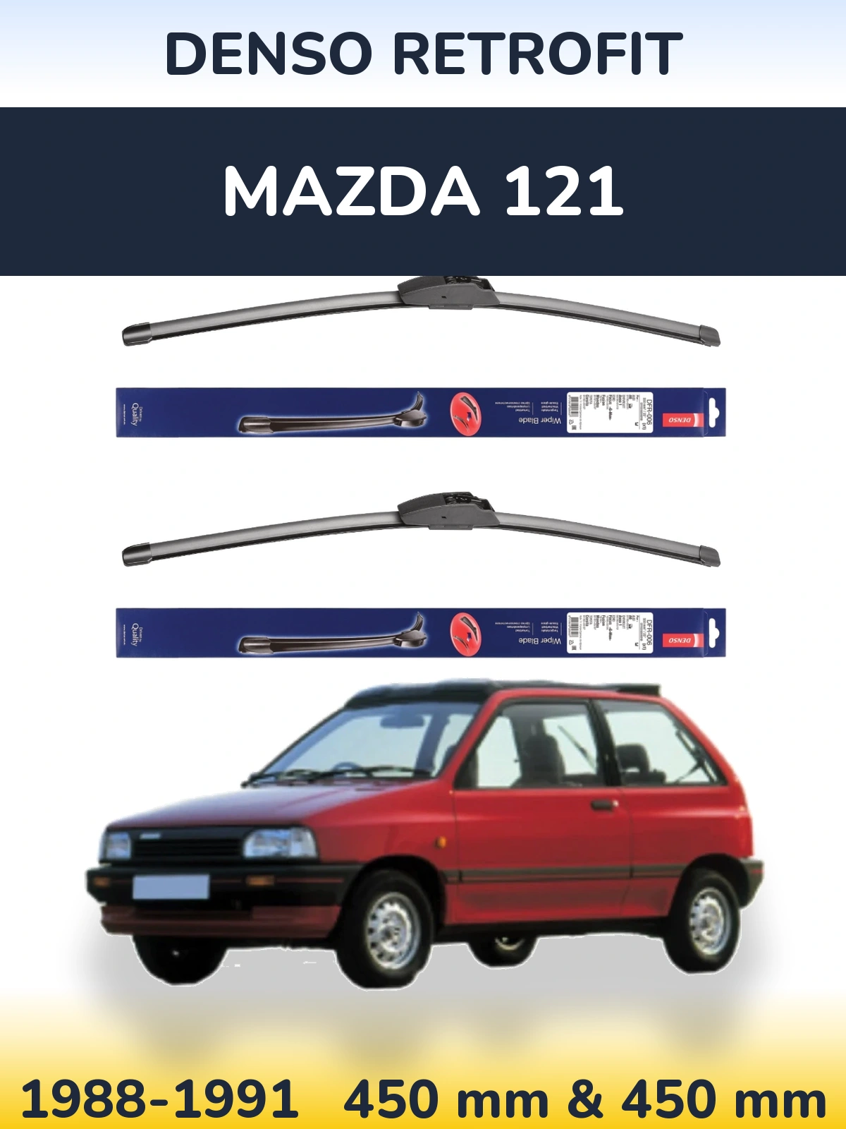Ștergătoare Denso Retrofit pentru Mazda 121