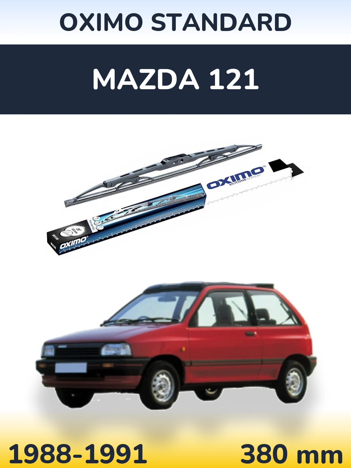 Ștergătoare Oximo Standard pentru Mazda 121
