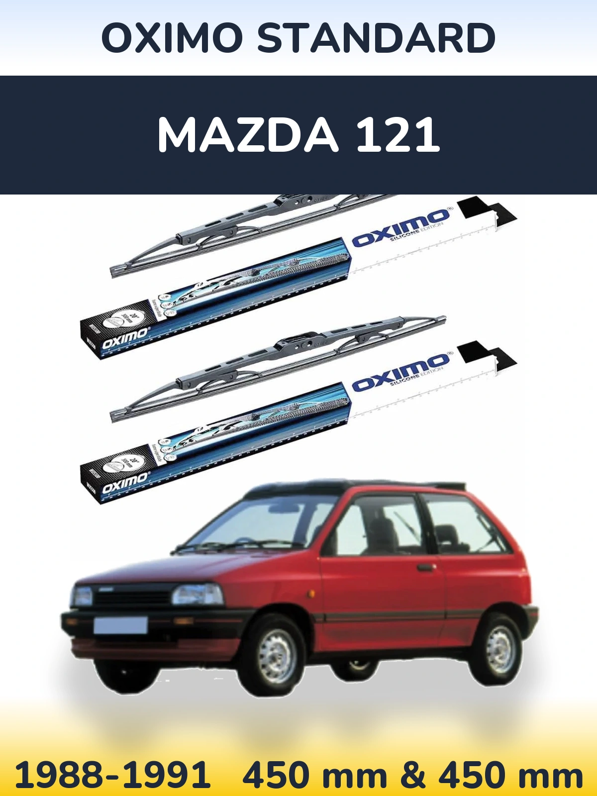Ștergătoare Oximo Standard pentru Mazda 121