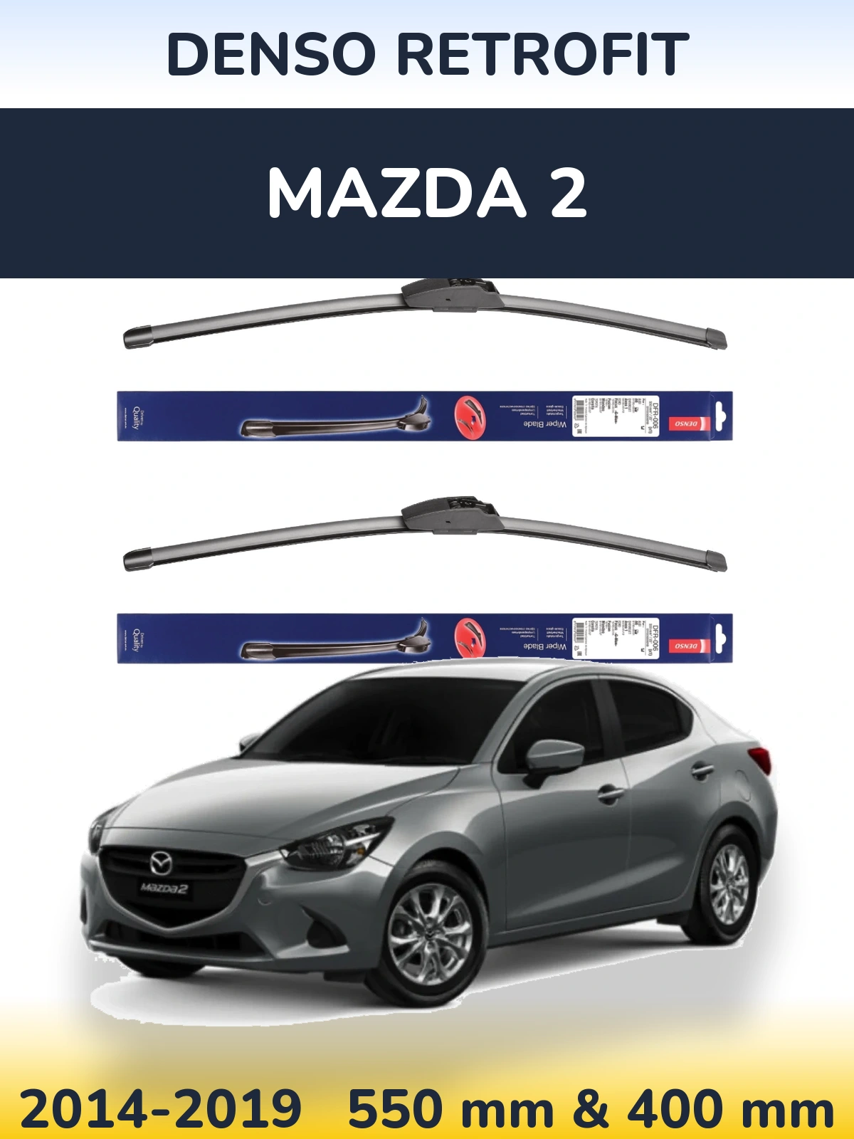Ștergătoare Denso Retrofit pentru Mazda 2