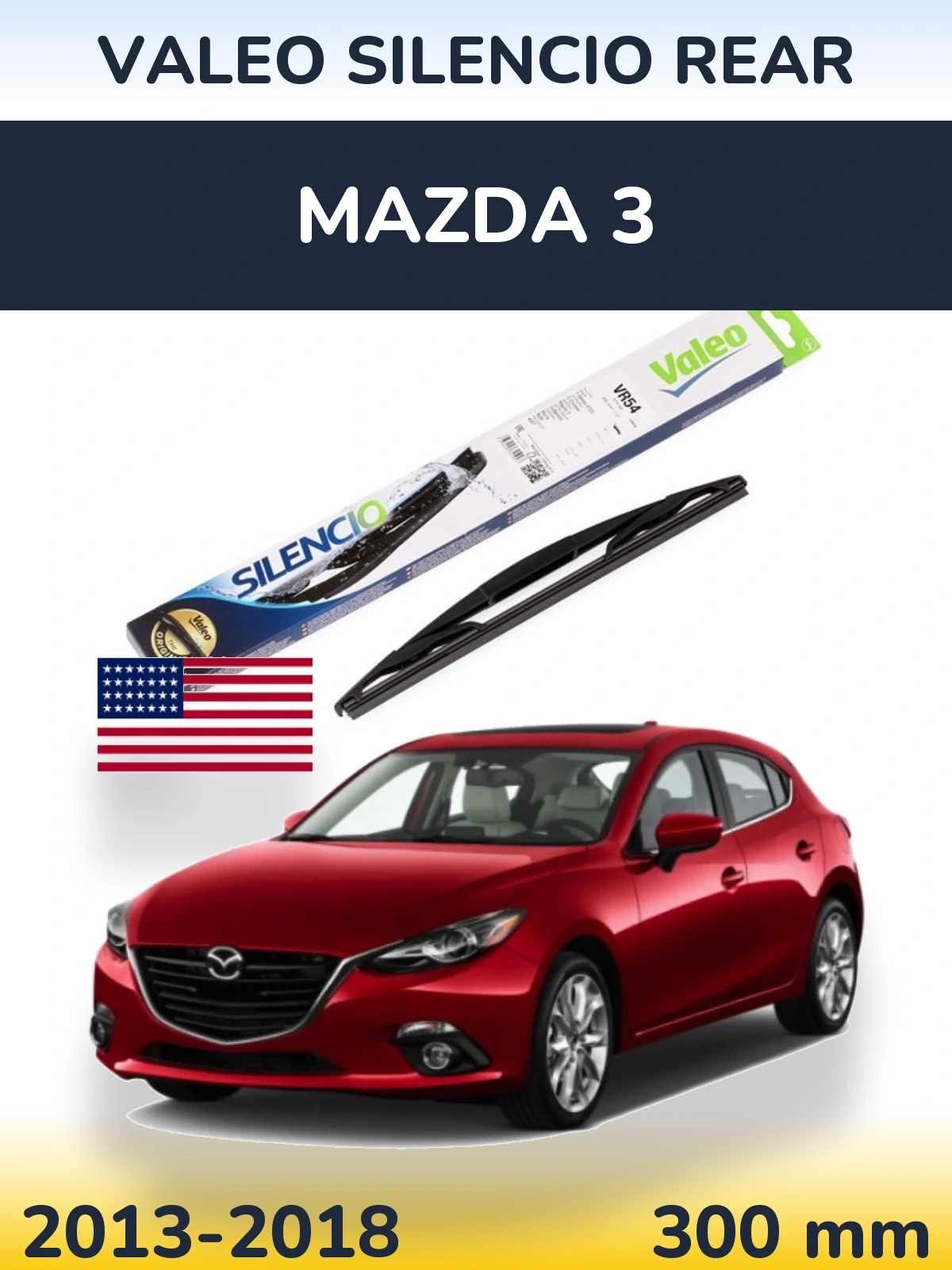 Ștergătoare Valeo Silencio Rear pentru Mazda 3