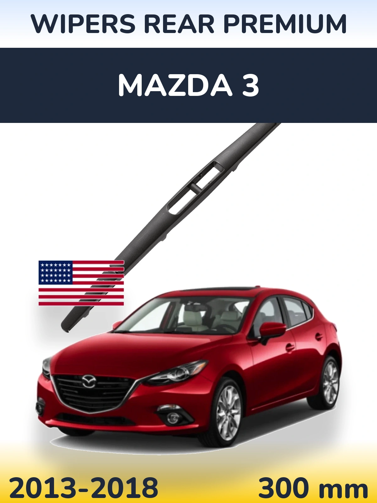 Ștergătoare WIPERS REAR PREMIUM pentru Mazda 3