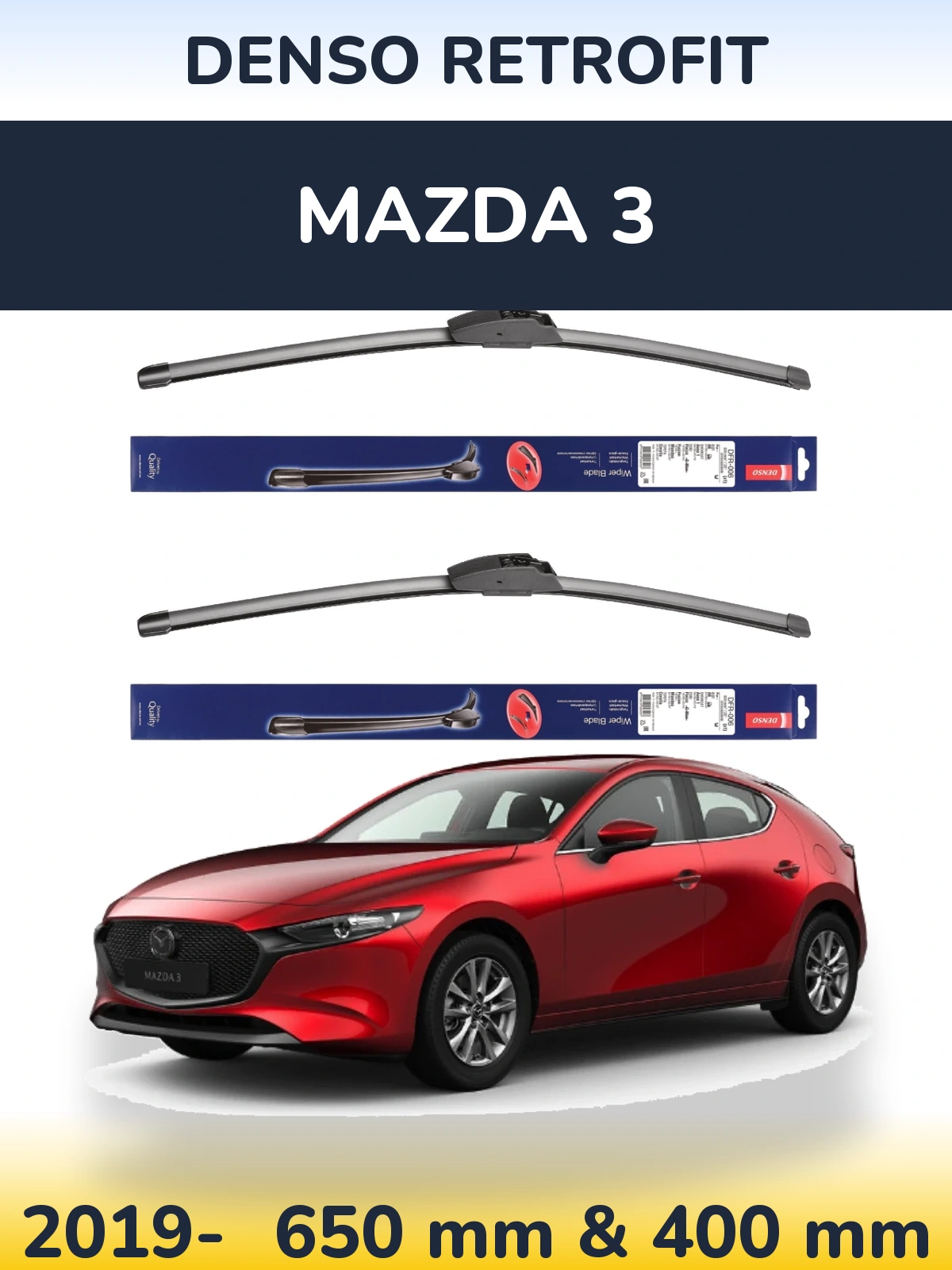 Ștergătoare Denso Retrofit pentru Mazda 3