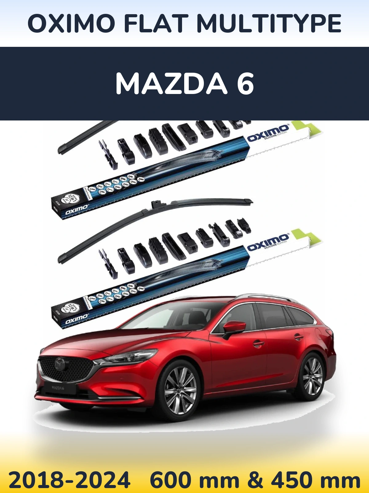 Ștergătoare Oximo Flat MultiTipe pentru Mazda 6