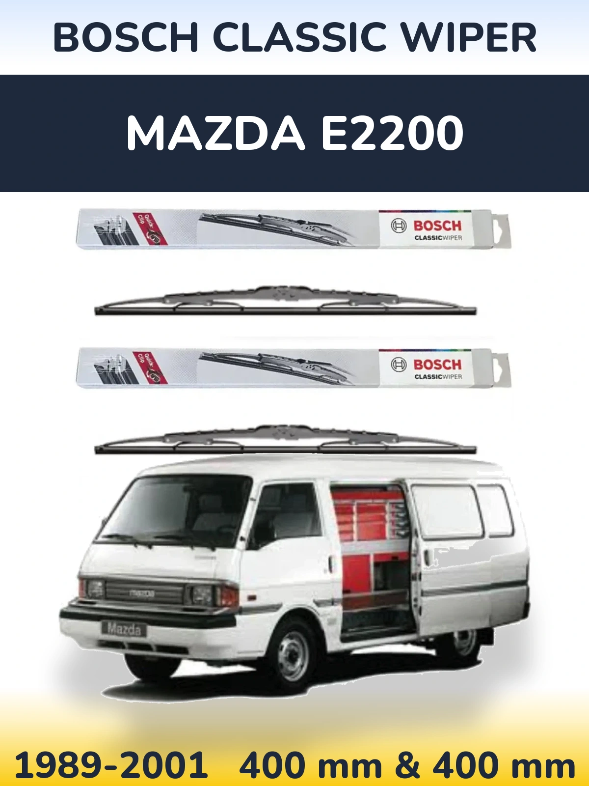 Ștergătoare BOSCH Classic Wiper pentru Mazda E2200